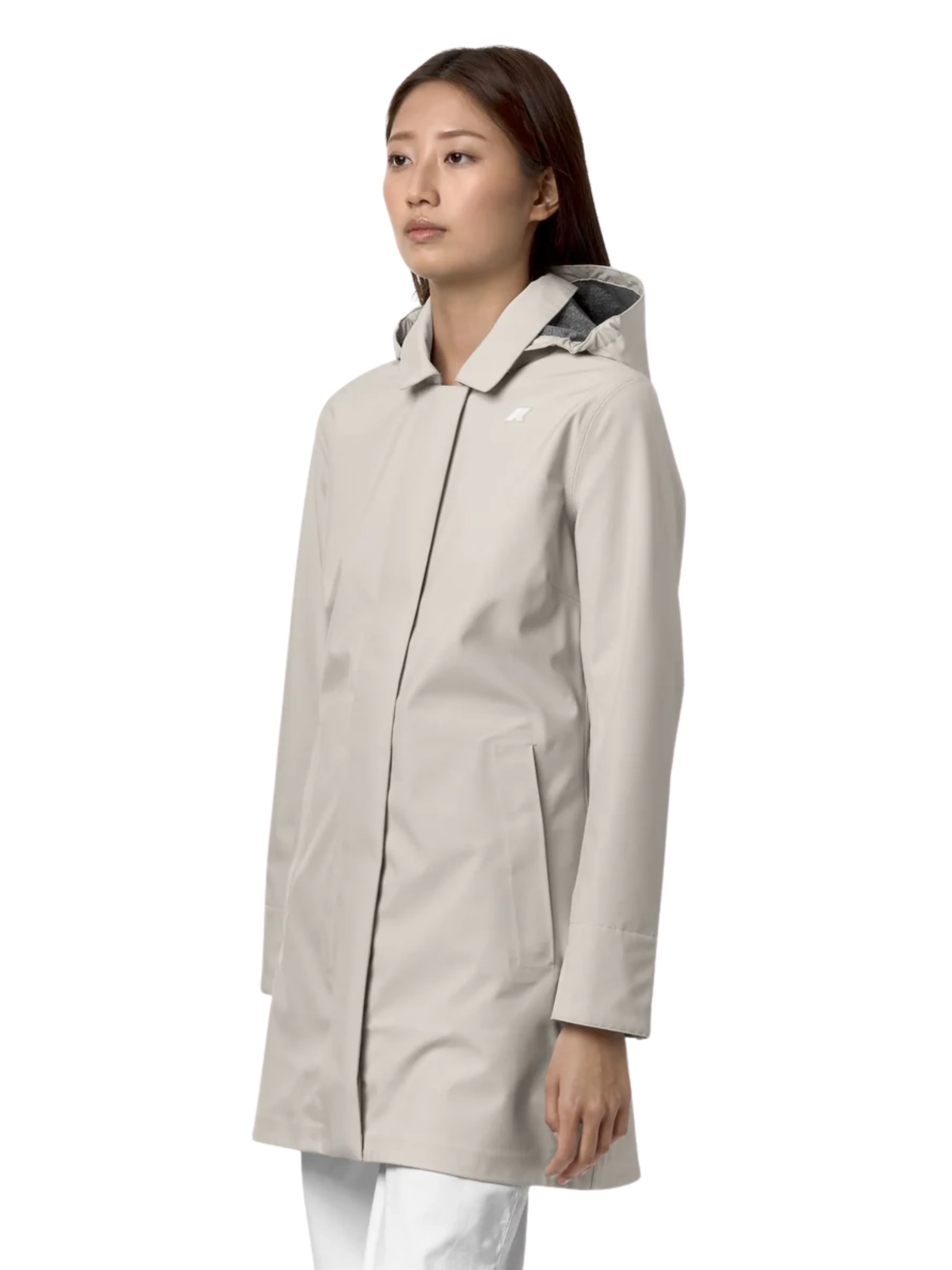 Giubbino "Mathy bonded jersey" K-Way beige lt - Image 3