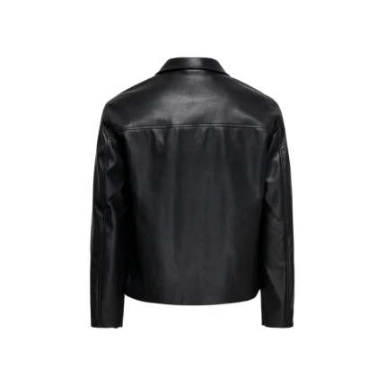 Giubbino Only & Sons nero in ecopelle - Image 2