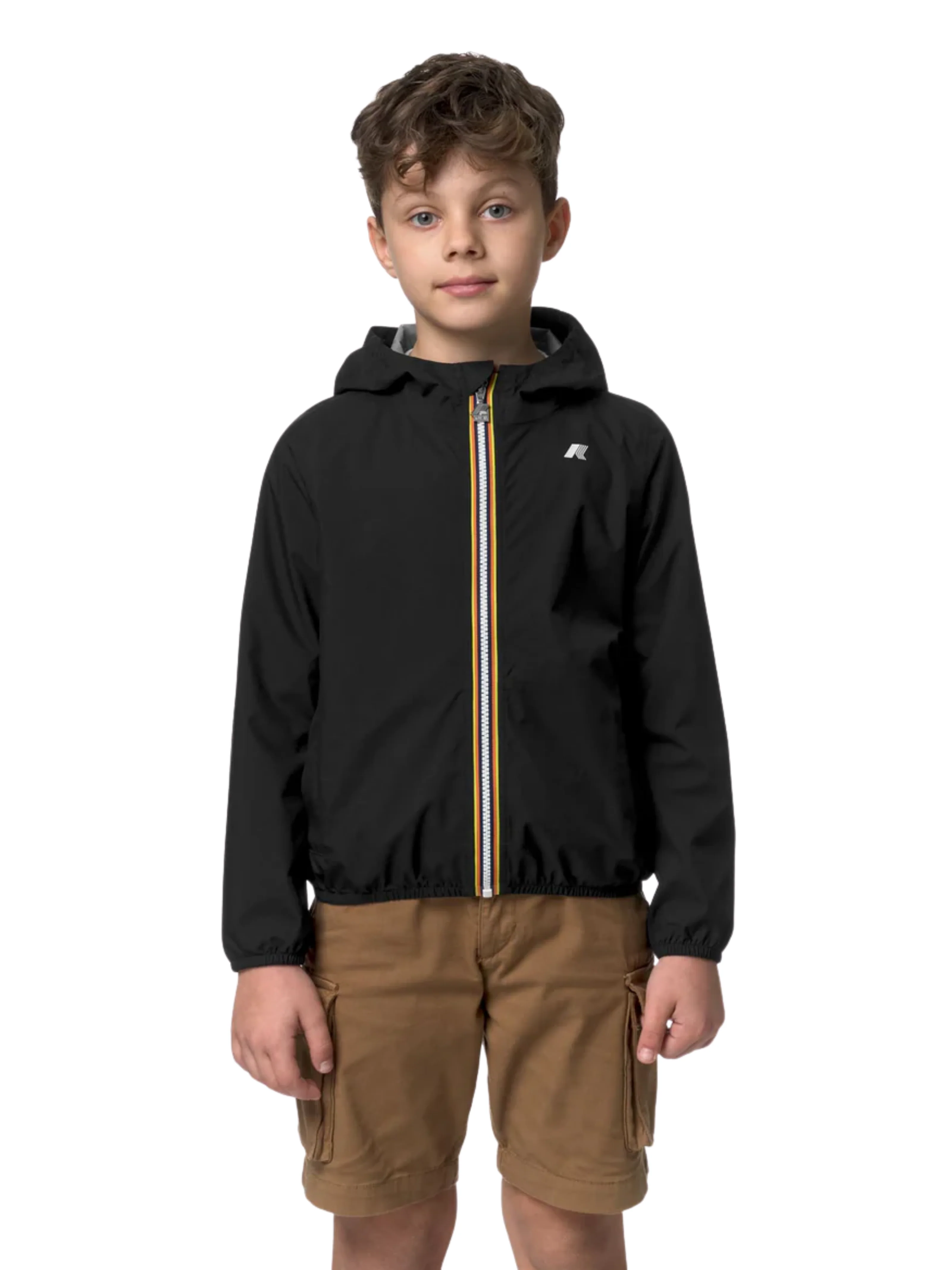Giubbino "P. Jack Stretch dot" K-Way nero - Image 2