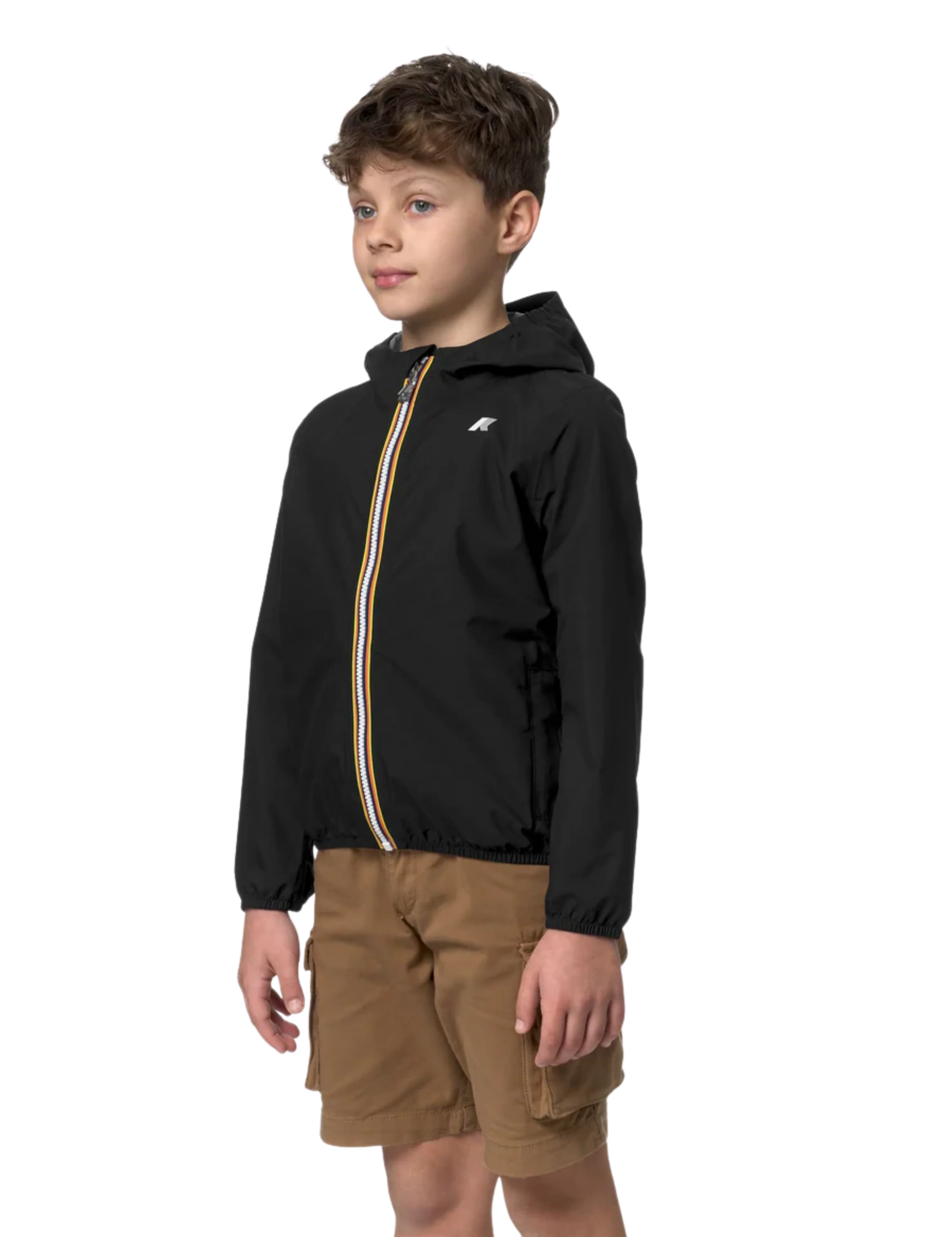 Giubbino "P. Jack Stretch dot" K-Way nero - Image 4