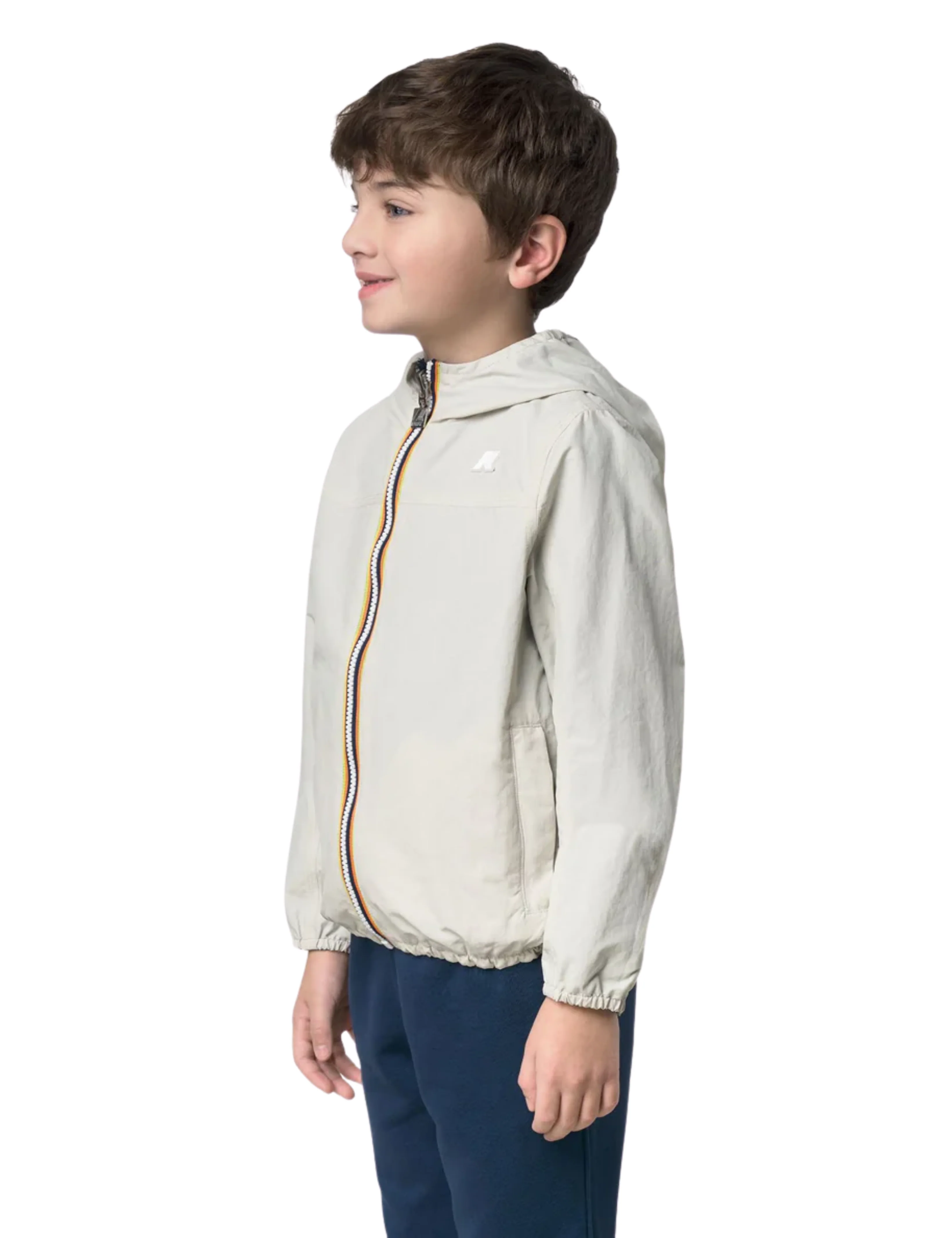 Giubbino "P. Jake Cotton Reversibile" K-Way beige - Image 5