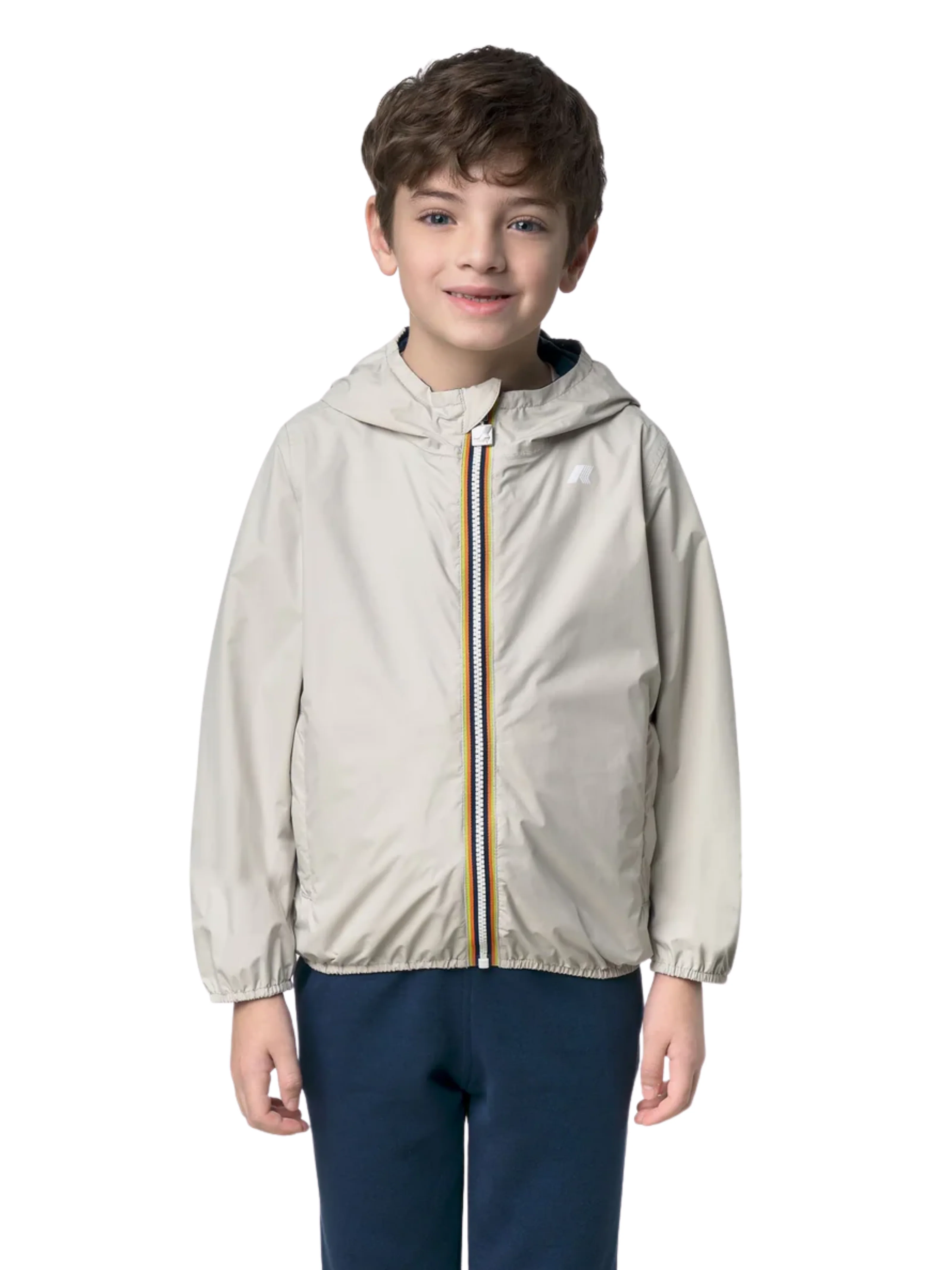 Giubbino "P. Jake Plus.2 Reversibile" K-Way beige - Image 4