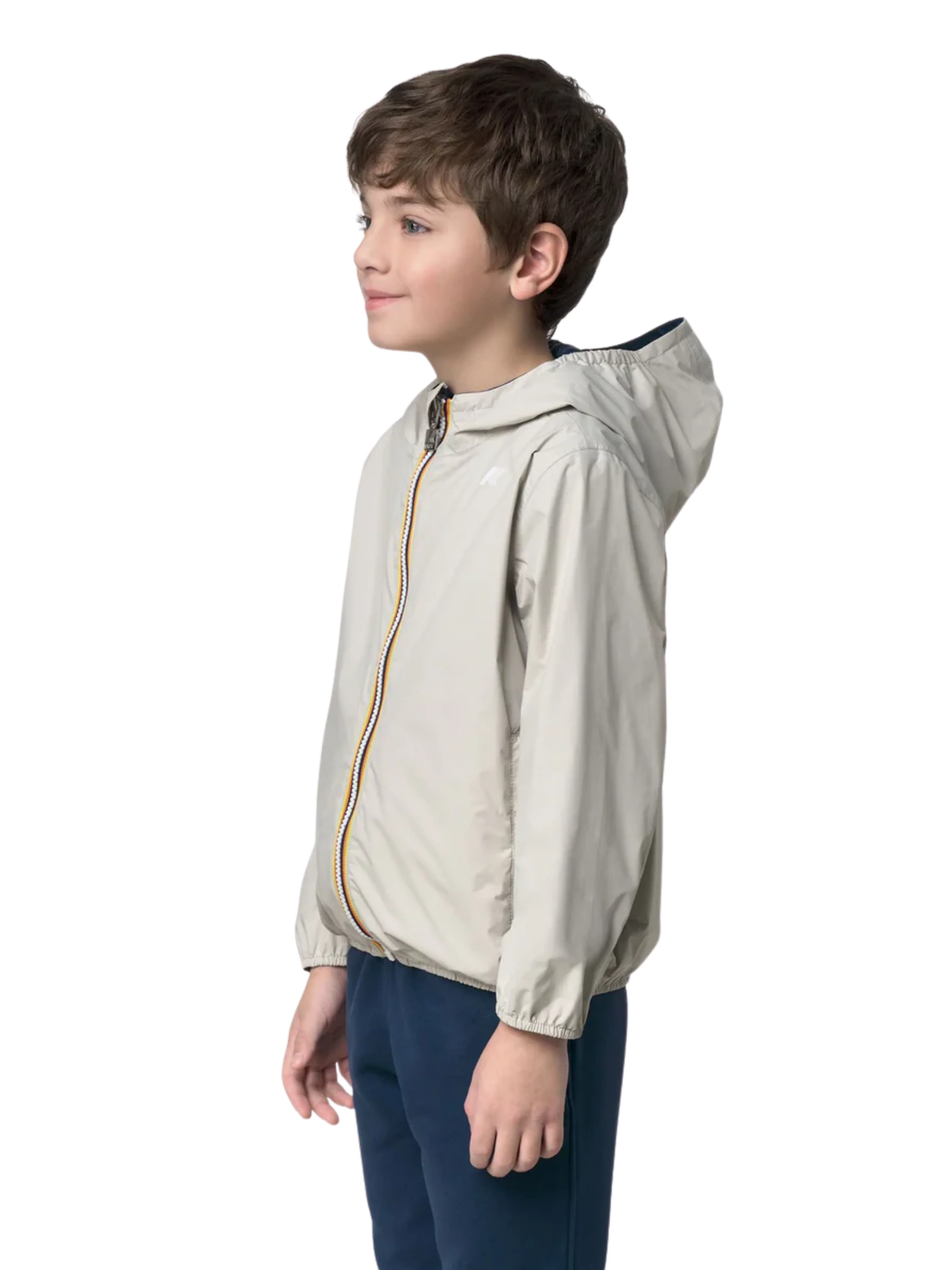 Giubbino "P. Jake Plus.2 Reversibile" K-Way beige - Image 5