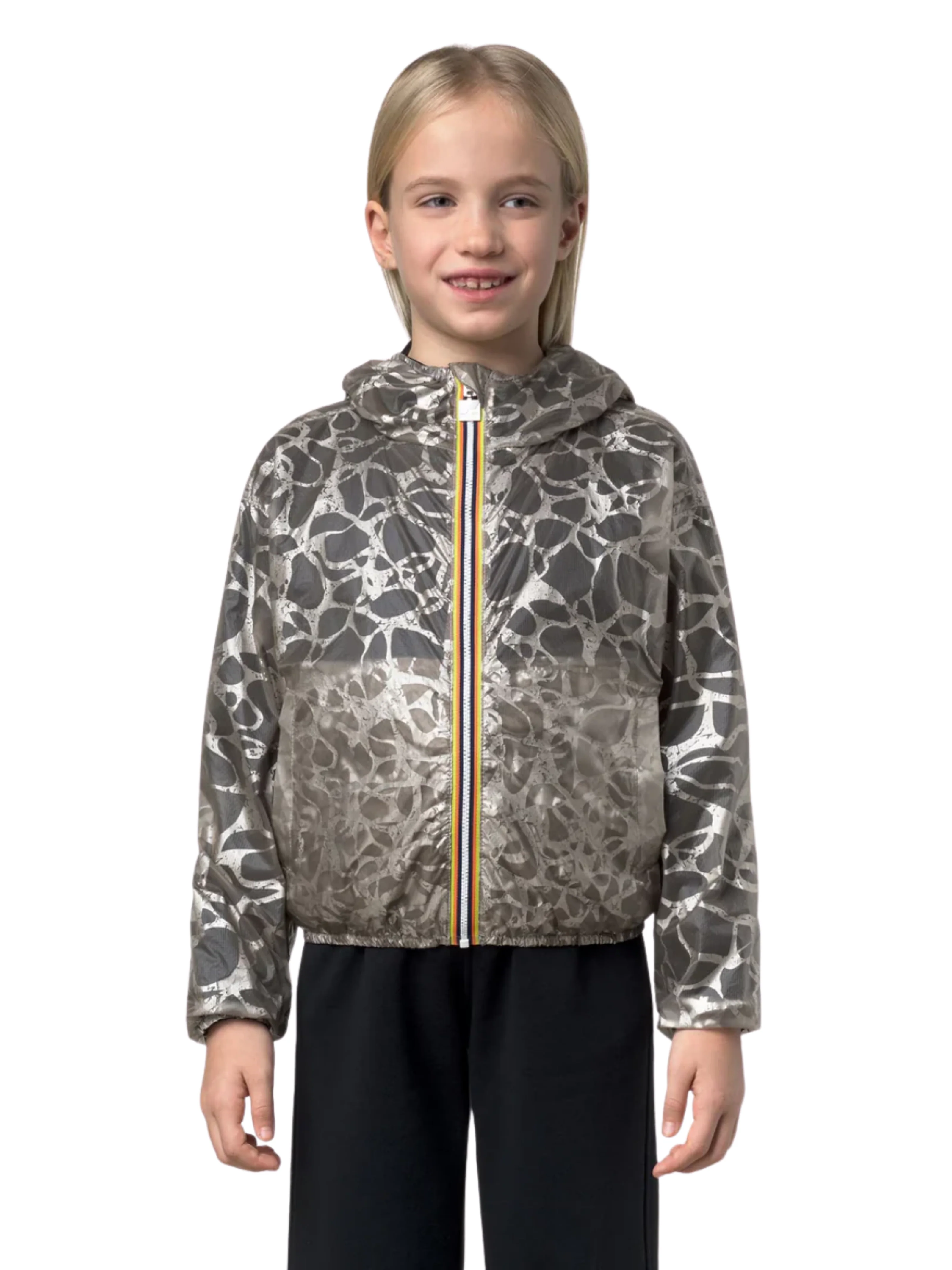 Giubbino "P. Laurette Super Light Lami Reversibile" K-Way beige - Image 4