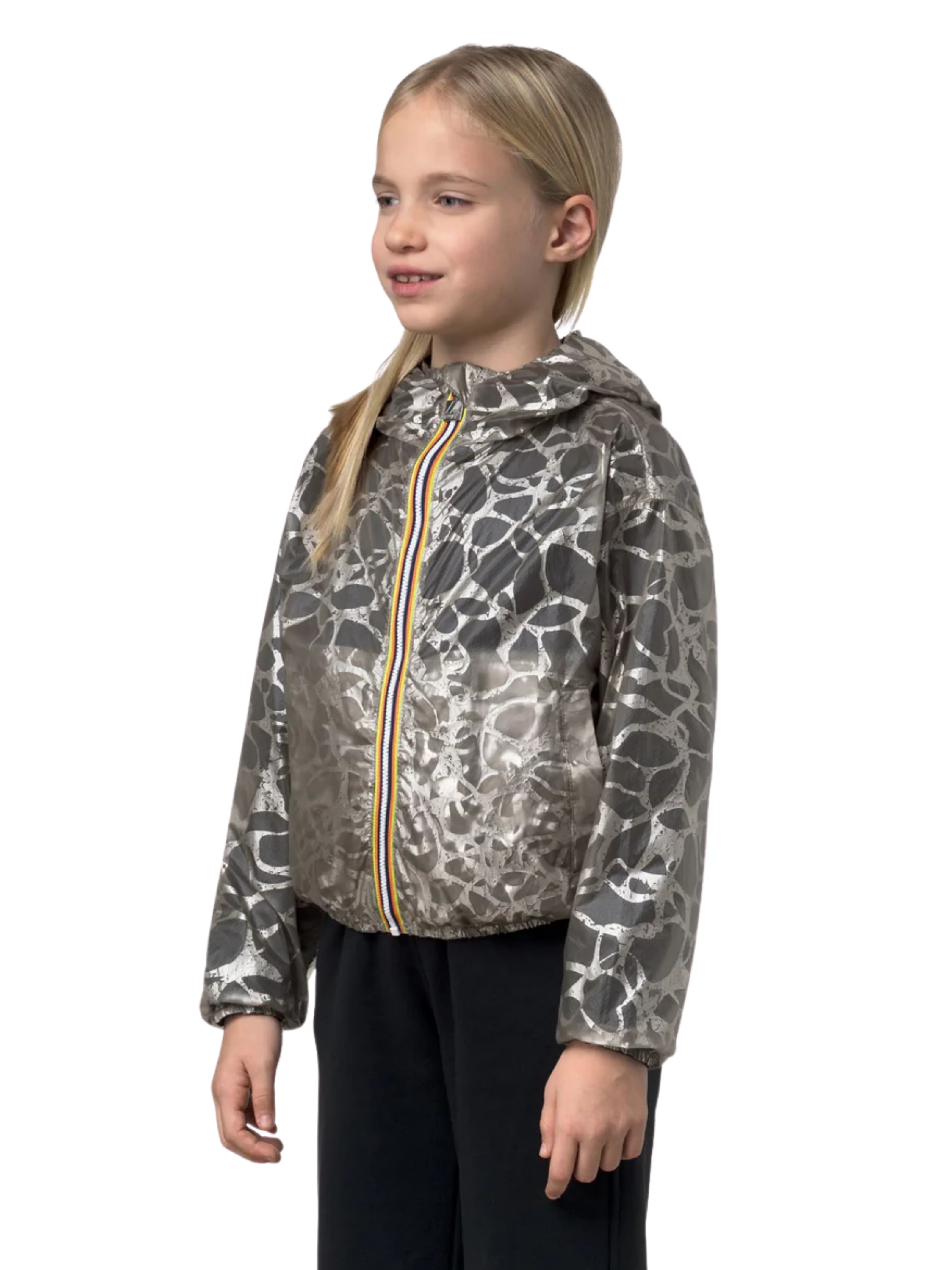 Giubbino "P. Laurette Super Light Lami Reversibile" K-Way beige - Image 5