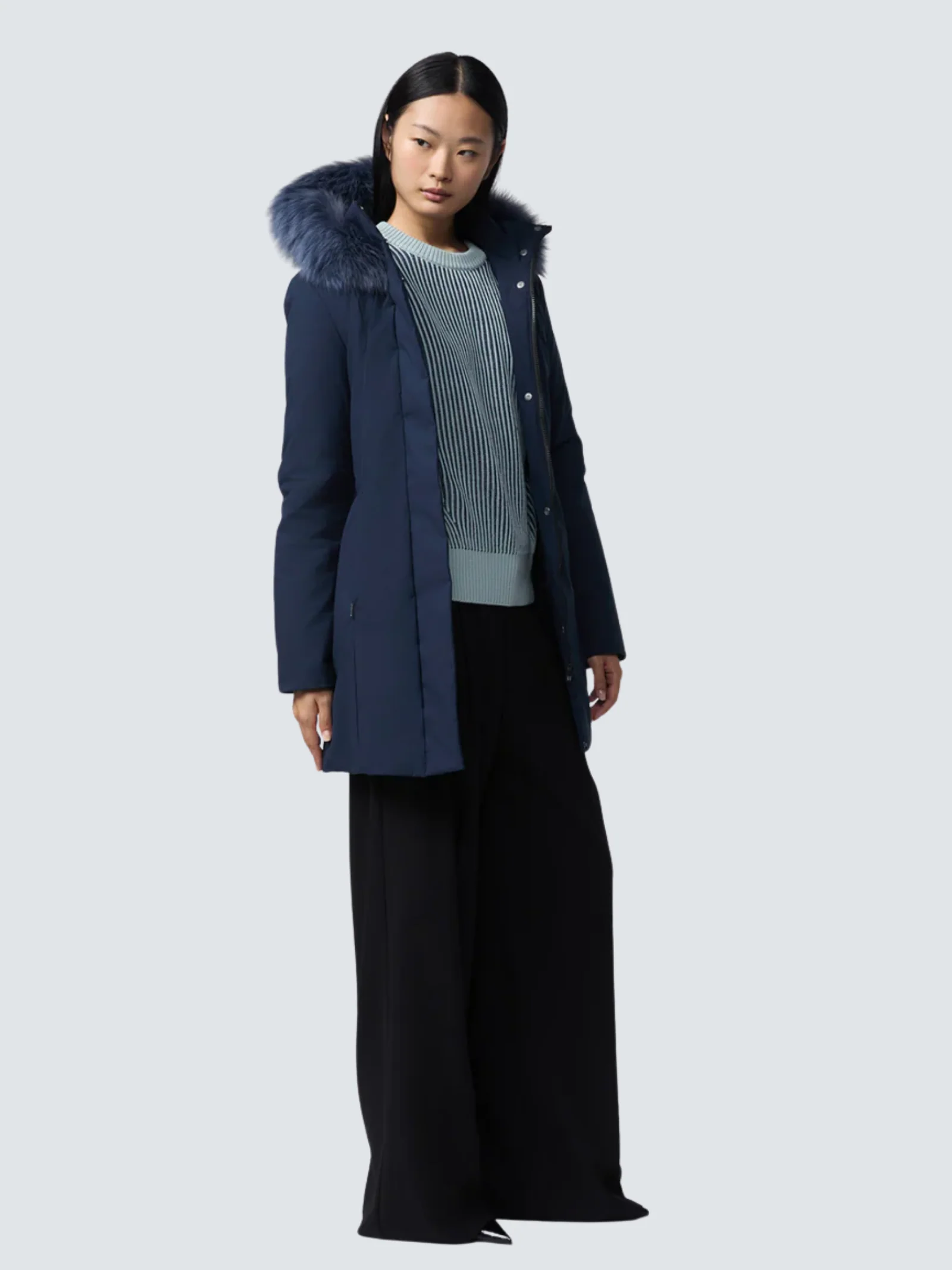 Giubbino Parka imbottito Refrigiwear blu - Image 4