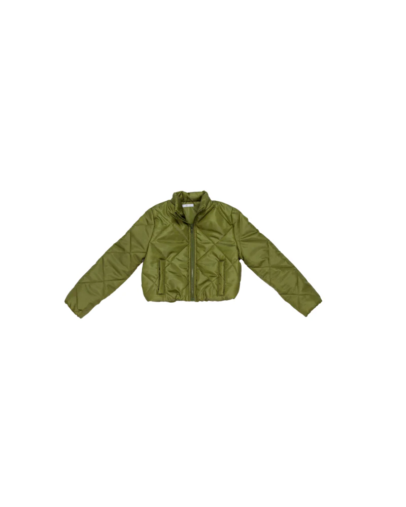 Giubbino reversibile Lulù Miss Grant verde militare - Image 3