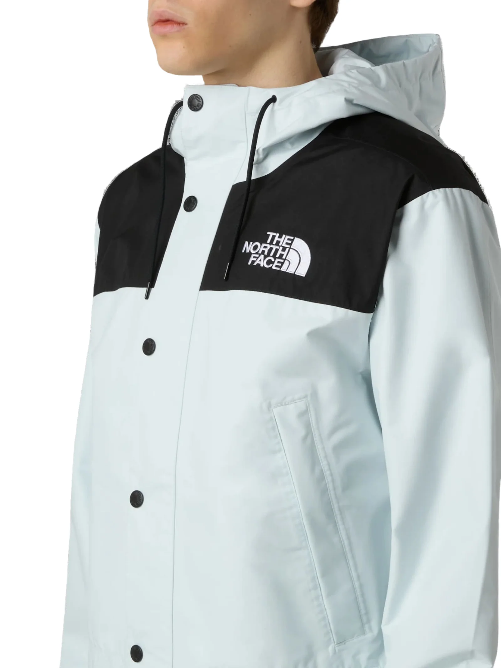 Giubbino The North Face bianco con inserti neri - Image 3