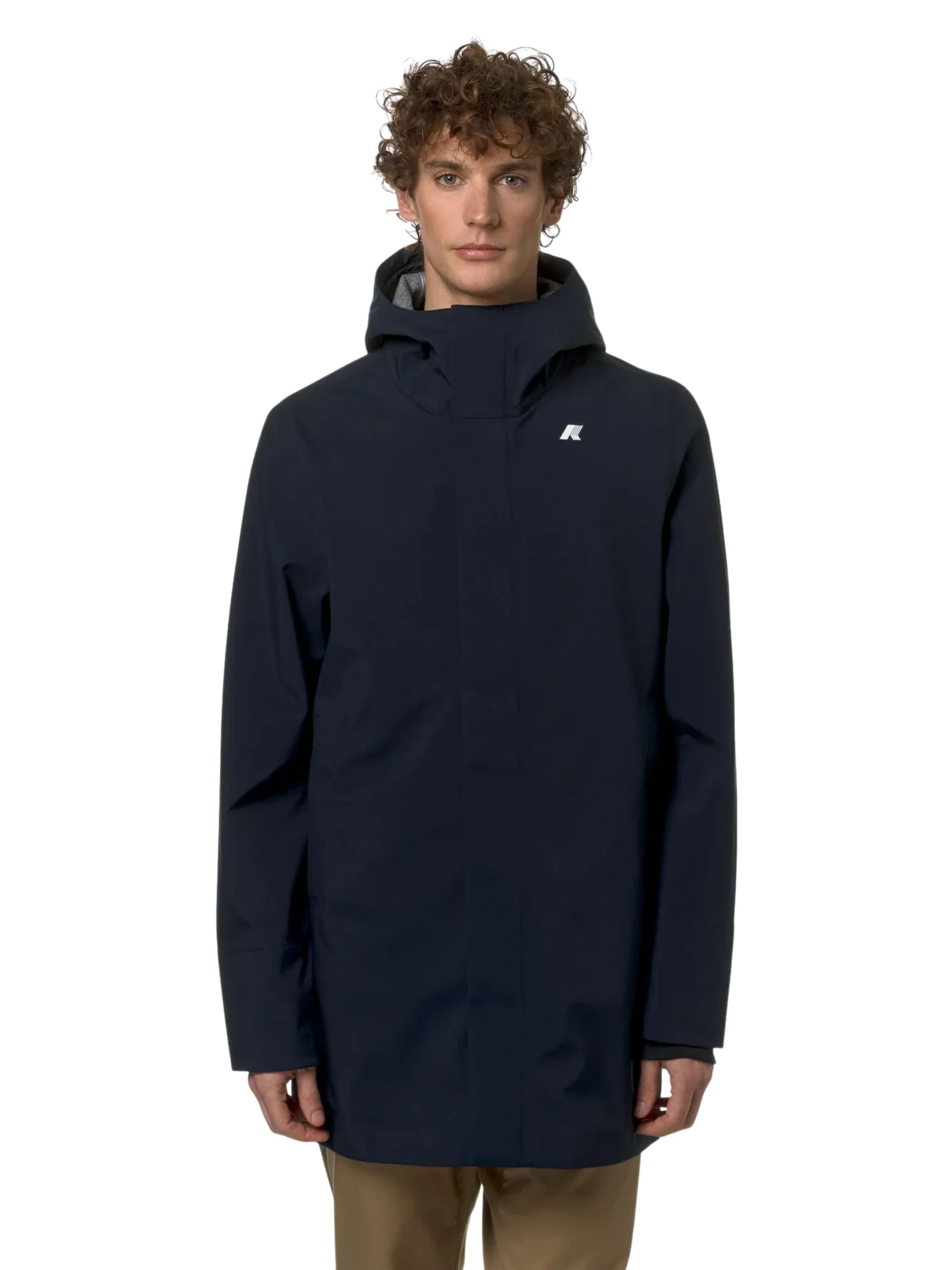 Giubbino "Tommy Bonded Jersey" K-Way blu depth - Image 2