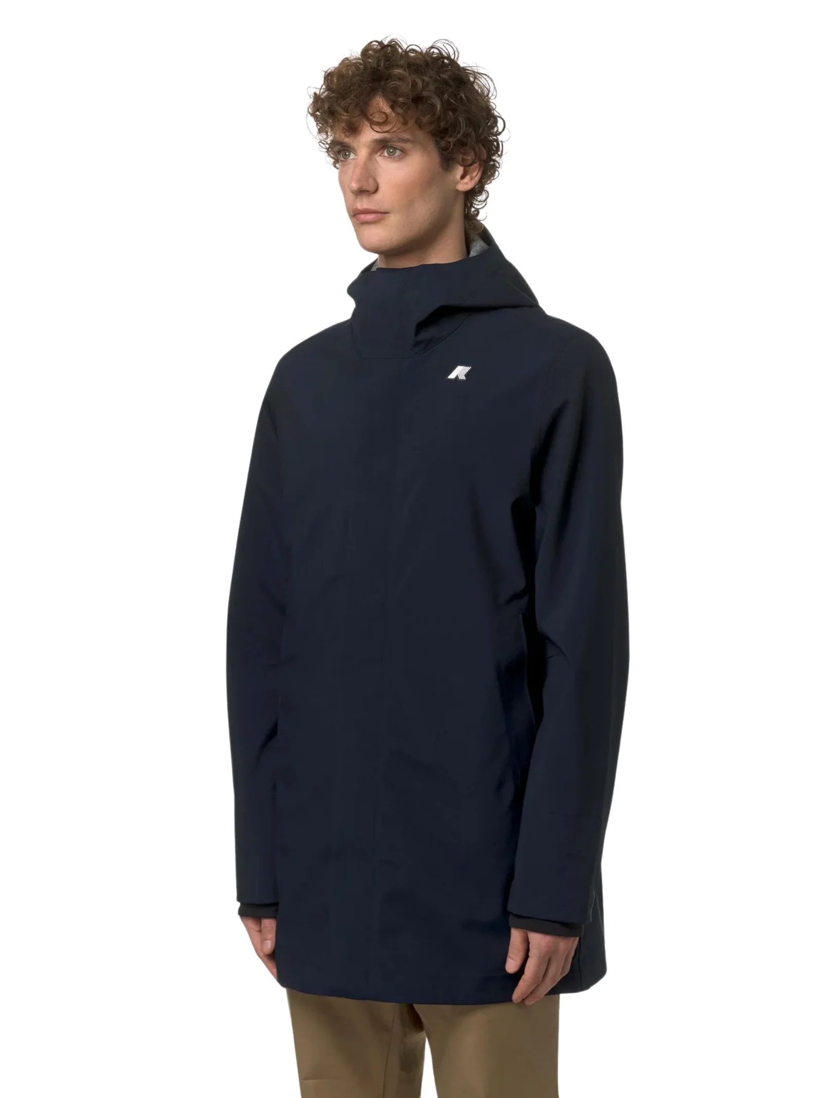 Giubbino "Tommy Bonded Jersey" K-Way blu depth - Image 3