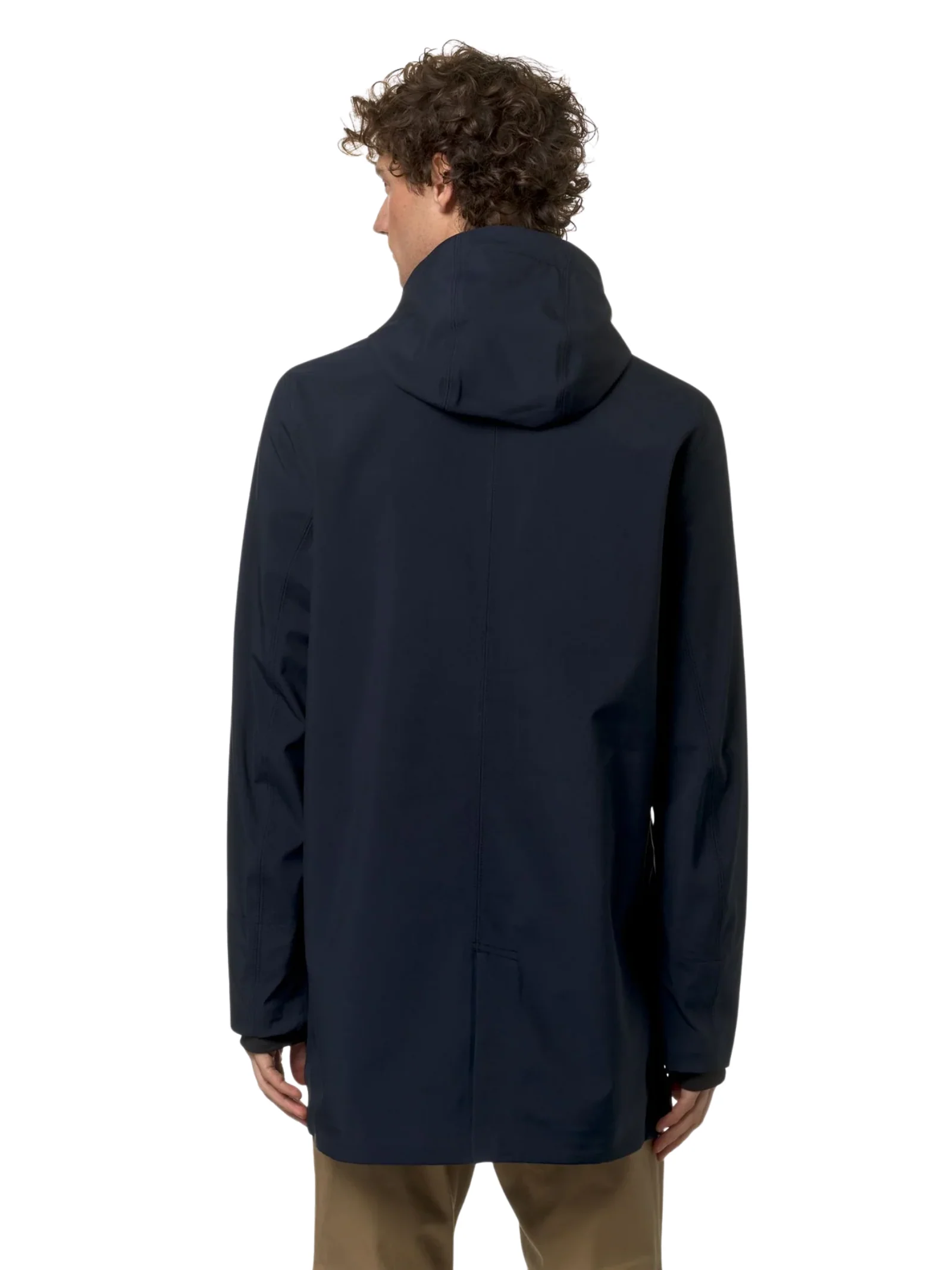 Giubbino "Tommy Bonded Jersey" K-Way blu depth - Image 4