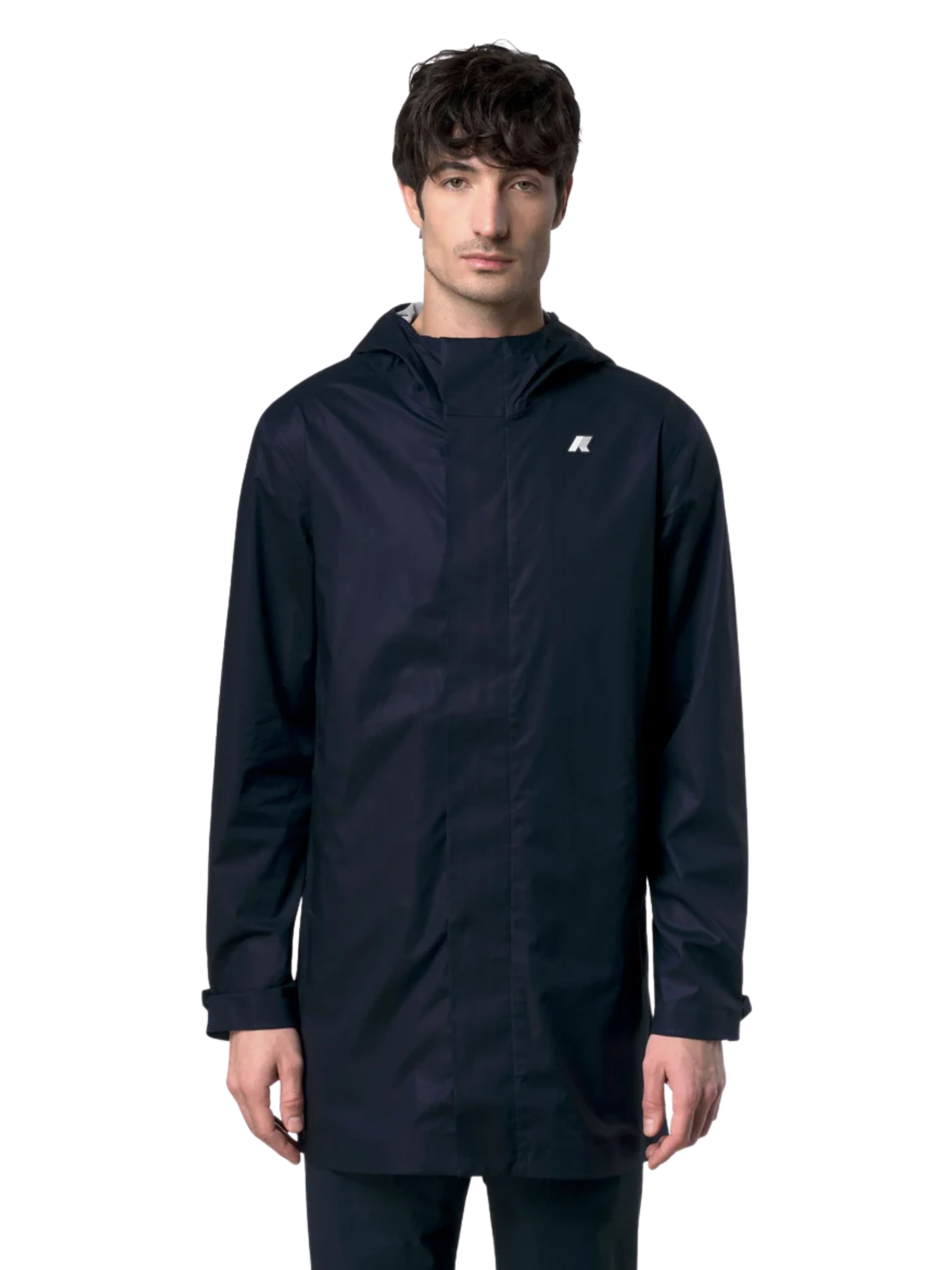 Giubbino "Tommy Cotton 3 Layers" K-Way blu depth - Image 2