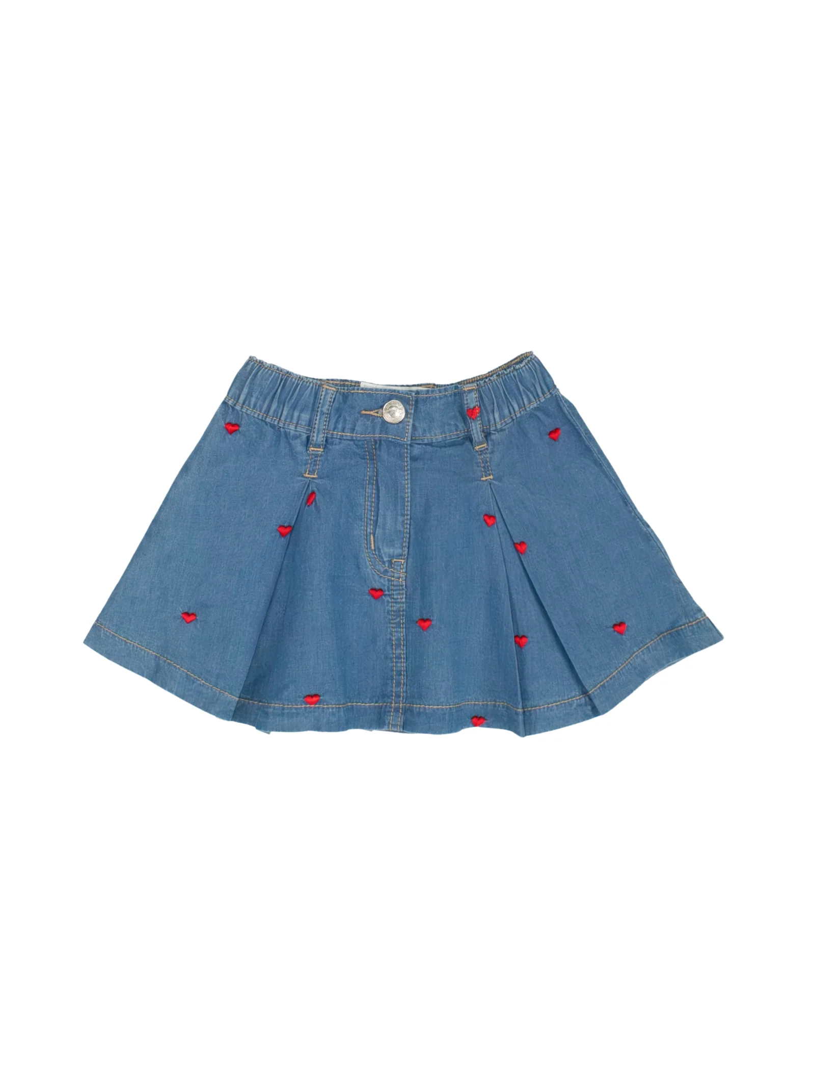 Gonna jeans Tobetoo con cuoricini