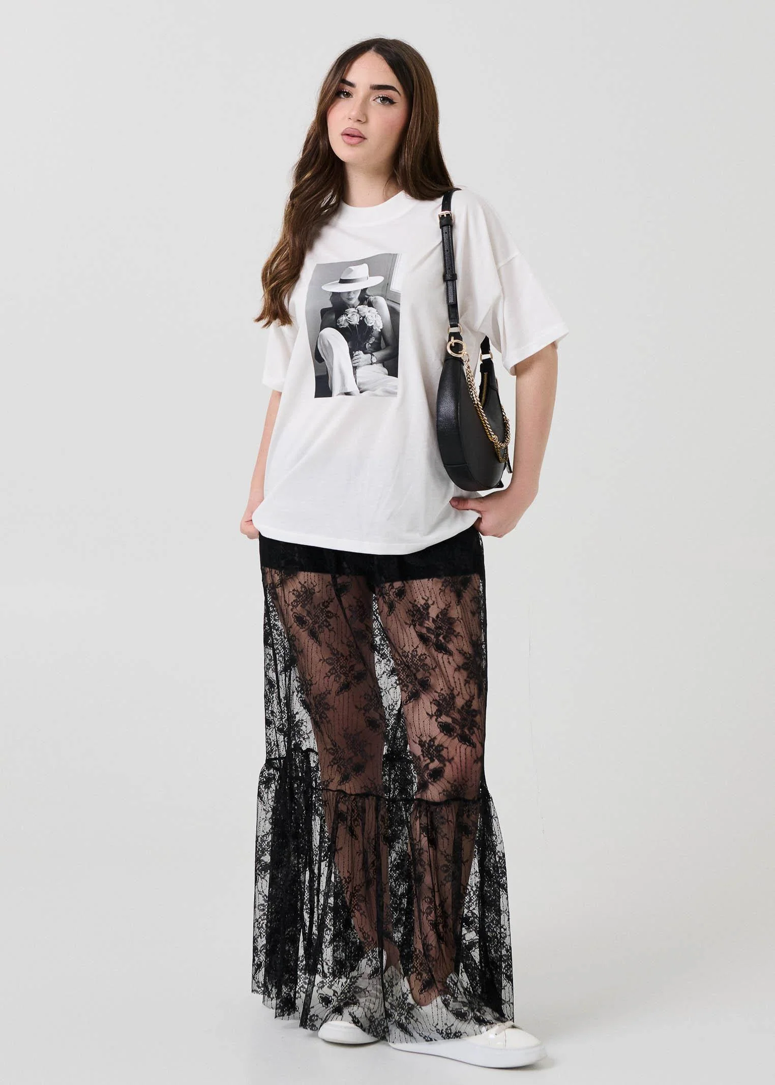 Gonna lunga in pizzo Armoire nera - Image 4