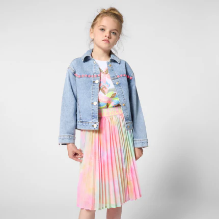 Gonna plissè Billie Blush multicolor - Image 4