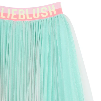 Gonna plissè Billie Blush verde - Image 3