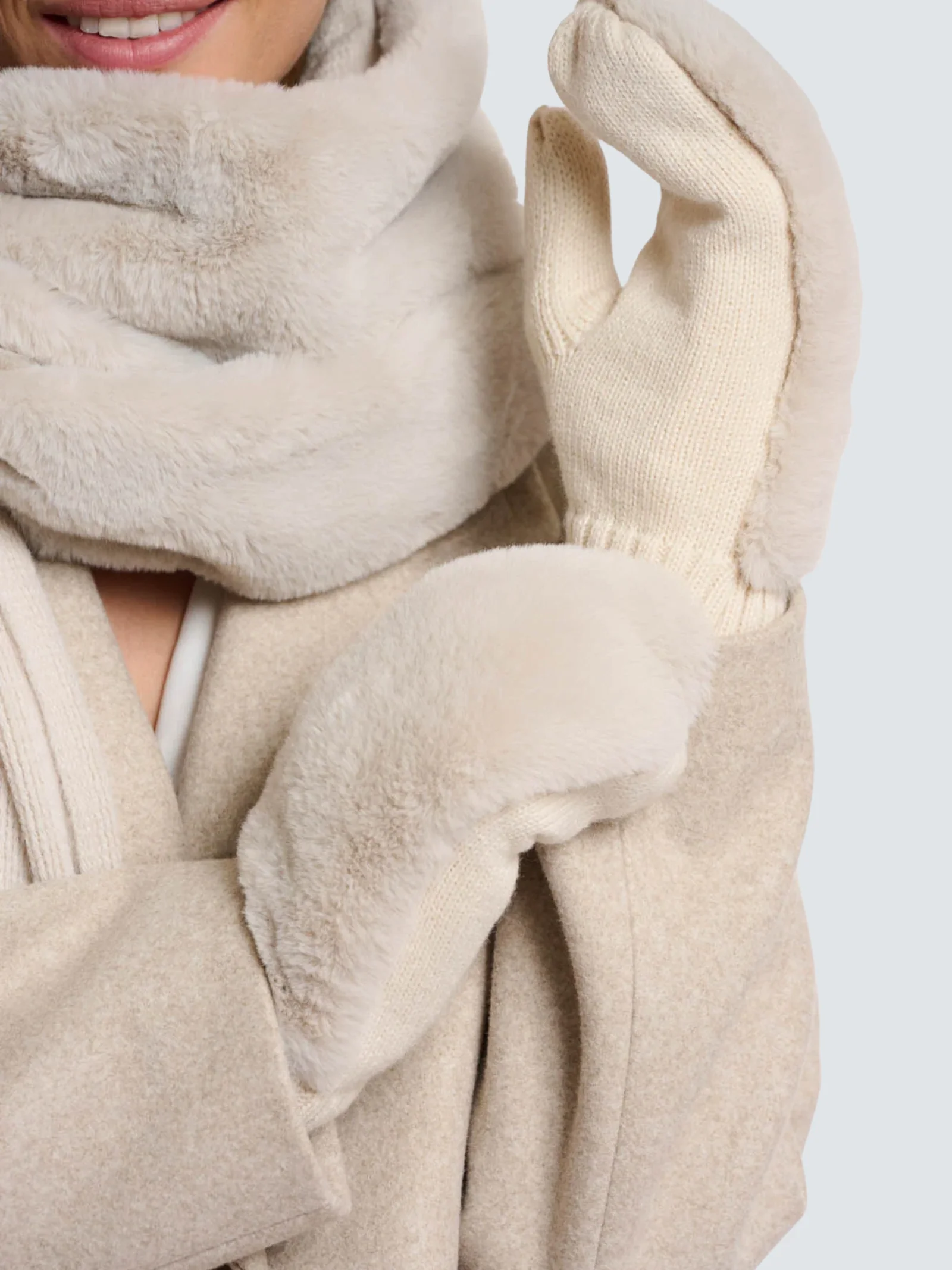 Guanti "Oxo" Rino & Pelle beige - Image 2