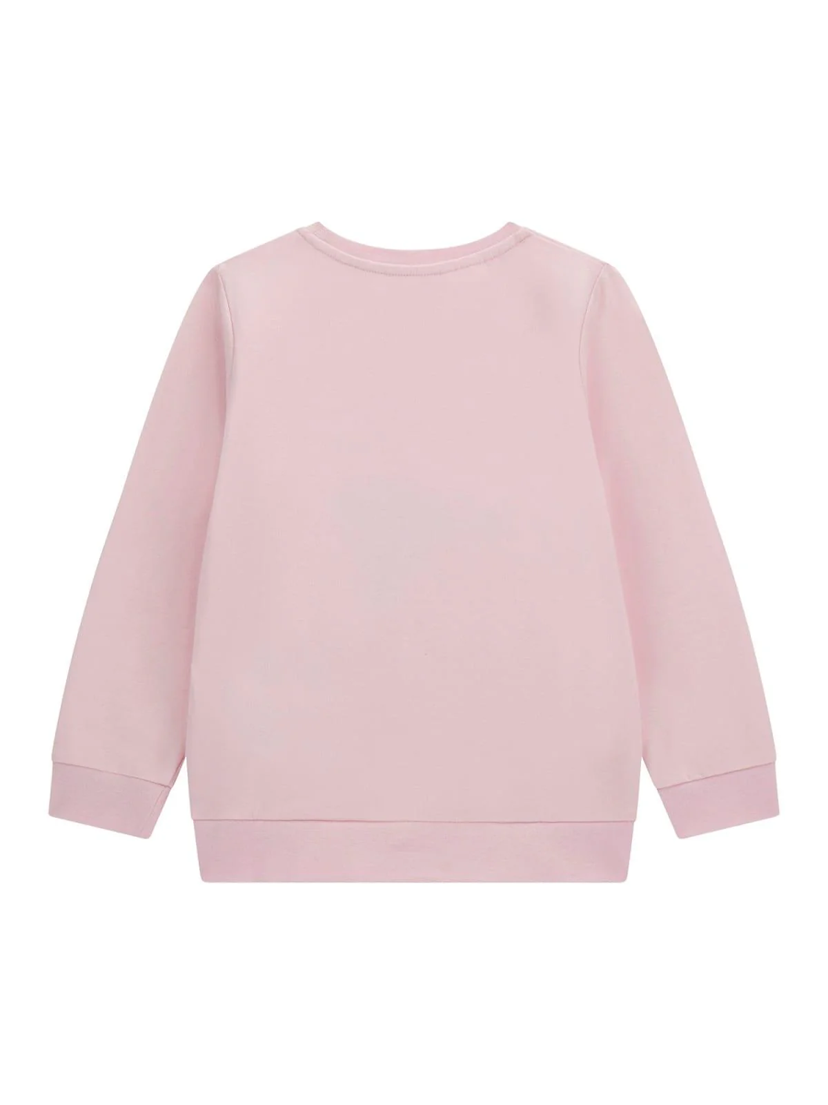 Felpa Guess in cotone rosa con Teddy e logo ricamati - Image 2