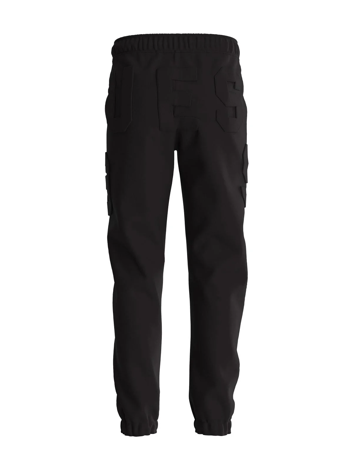 Joggers Guess neri con maxi logo a rilievo sul retro - Image 2
