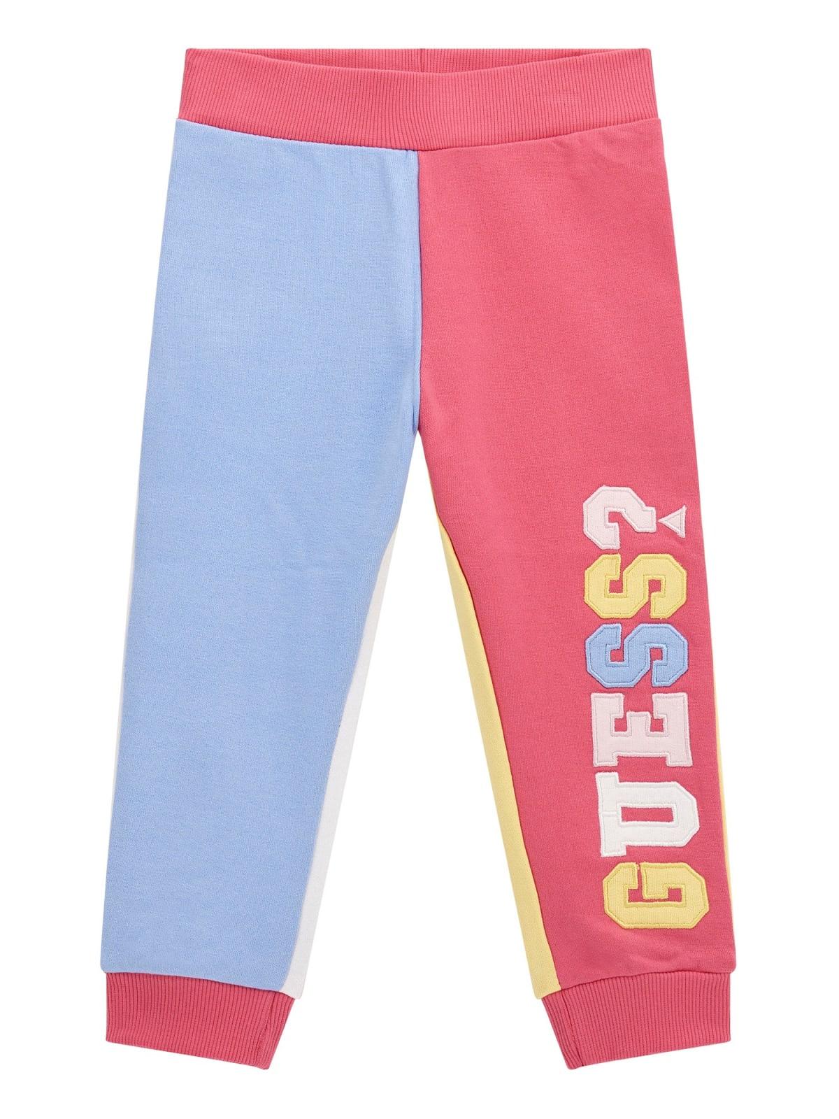 Pantaloni tuta Guess a blocchi di colore e logo sulla gamba
