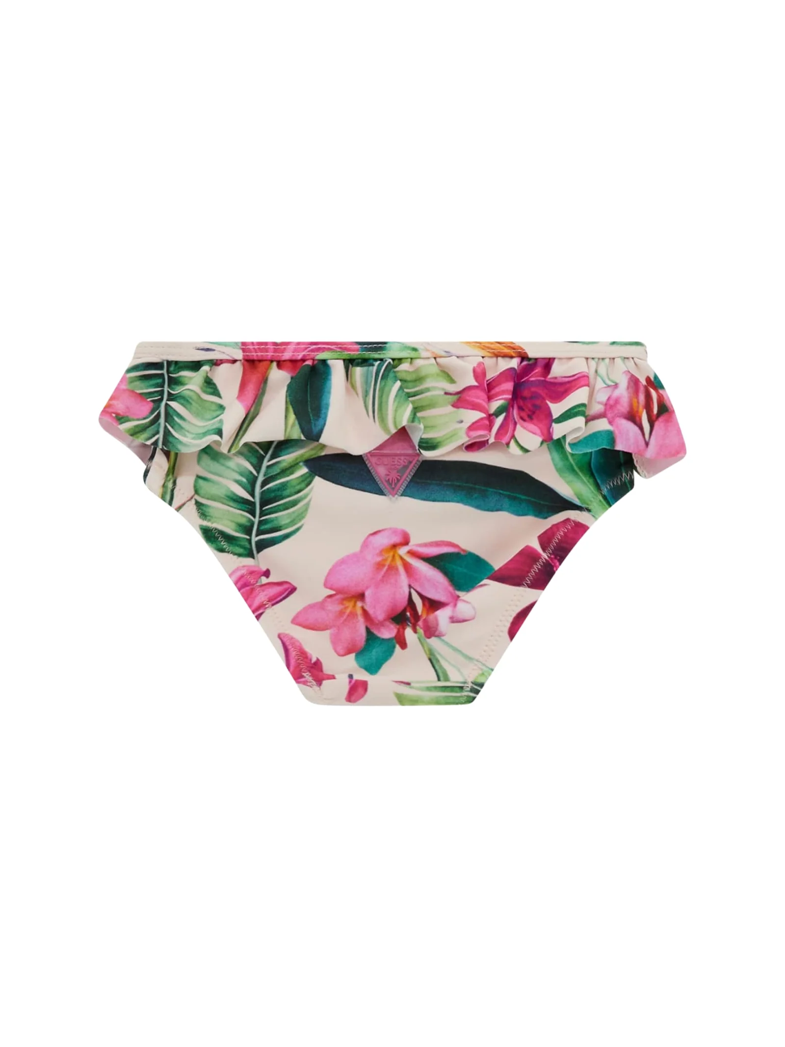 Slip bikini Guess con stampa floreale e volant - Image 2