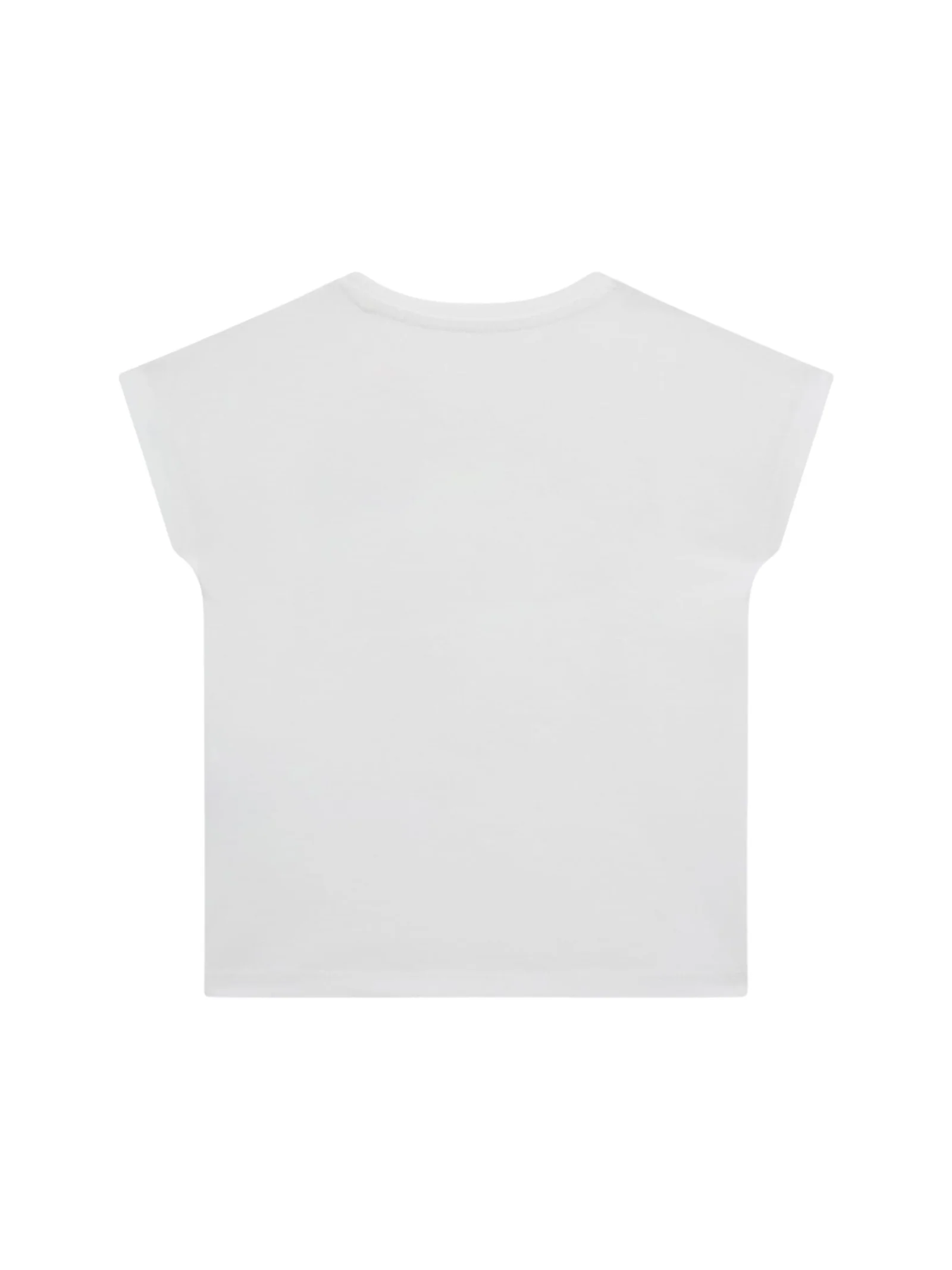 T-Shirt Guess bianca con logo decorato con paillettes - Image 2