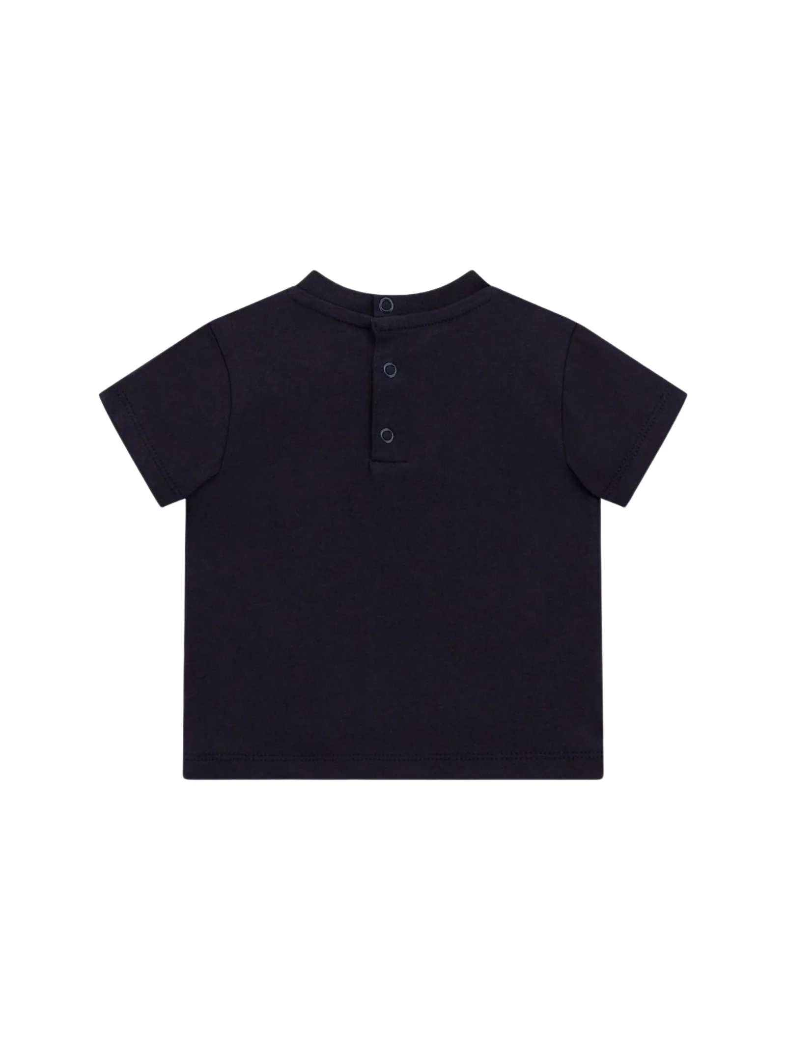 T-Shirt Guess nera con stampa tropicale - Image 2