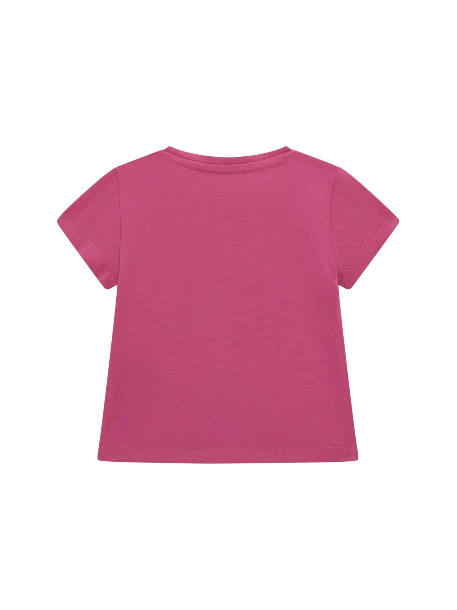 T-Shirt Guess rosa con stampa G floreale - Image 2