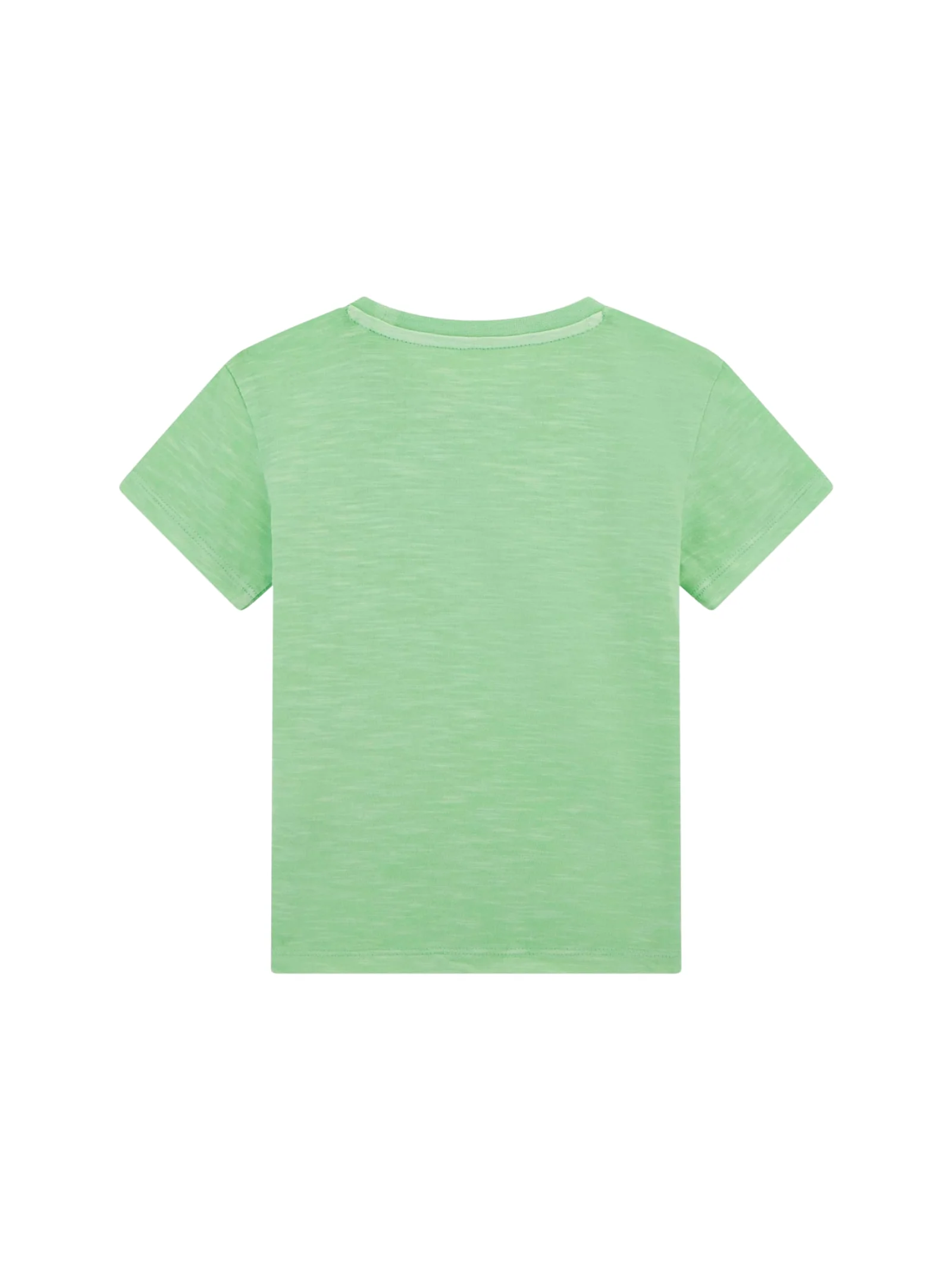 T-Shirt Guess verde stampa in rilievo "Authentic American Design GUESS" - Image 2