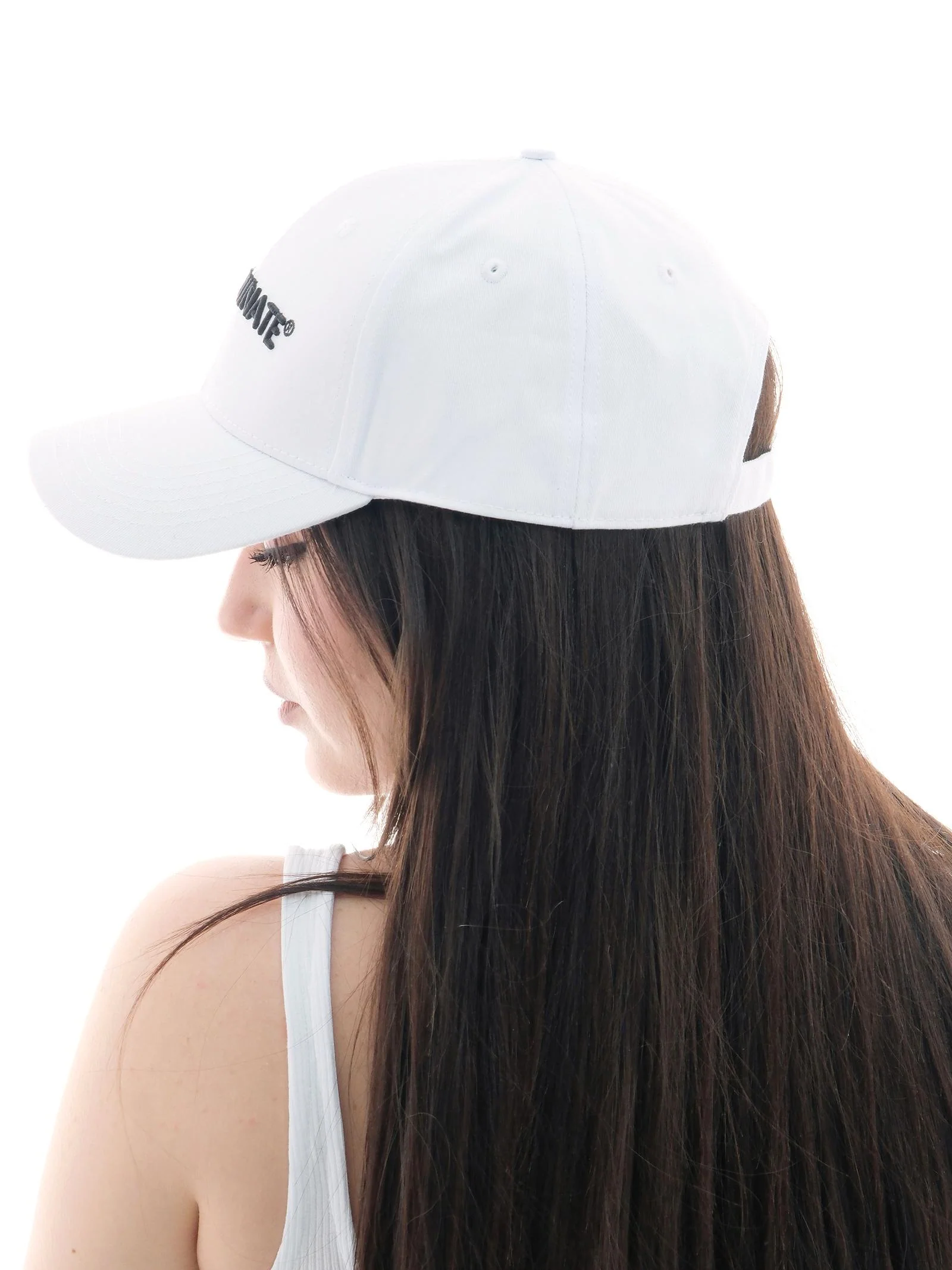 Cappello Hinnominate bianco con logo ricamato in rilievo - Image 3
