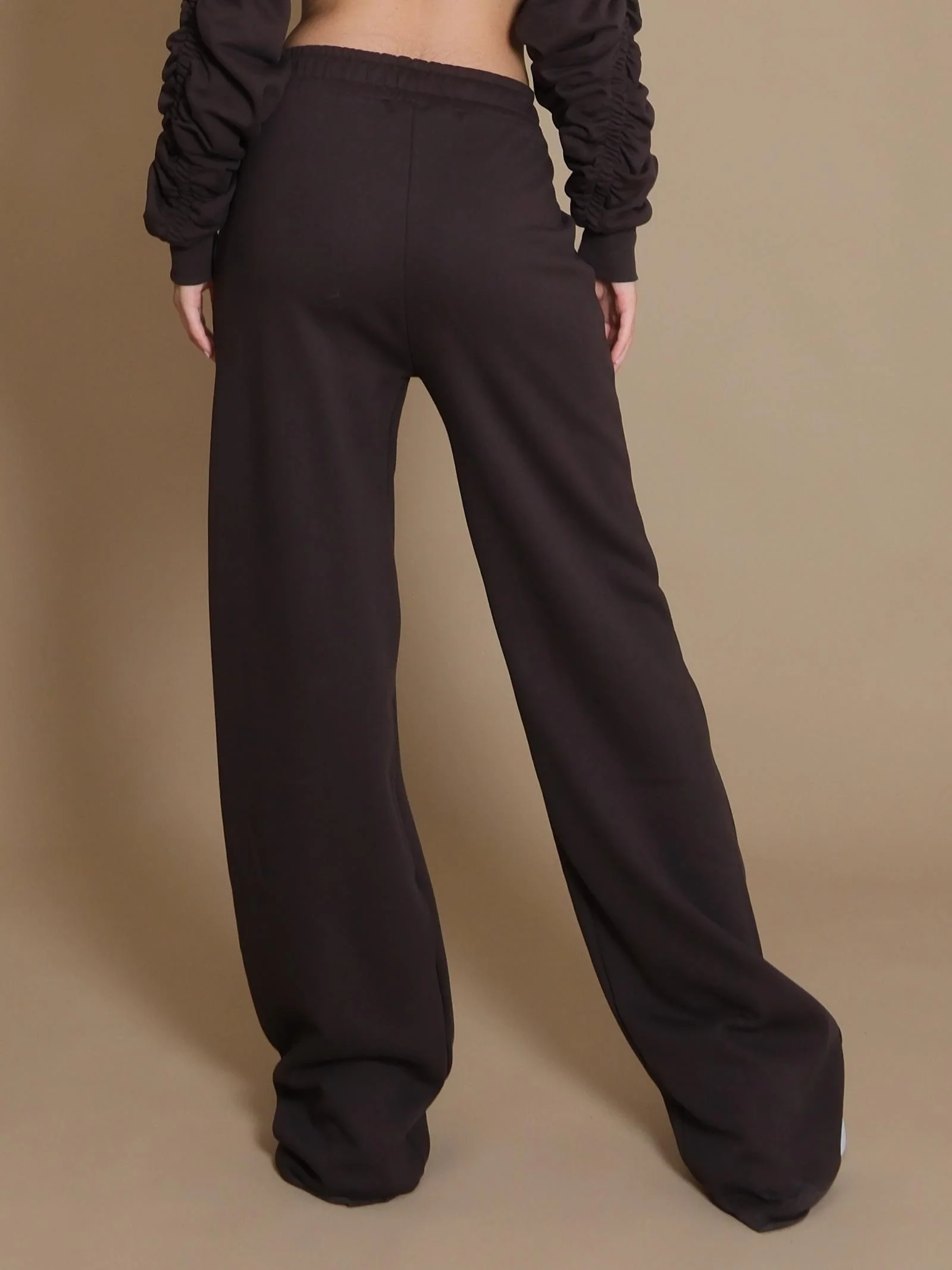 Pantalone Hinnominate dritto in felpa moro - Image 3