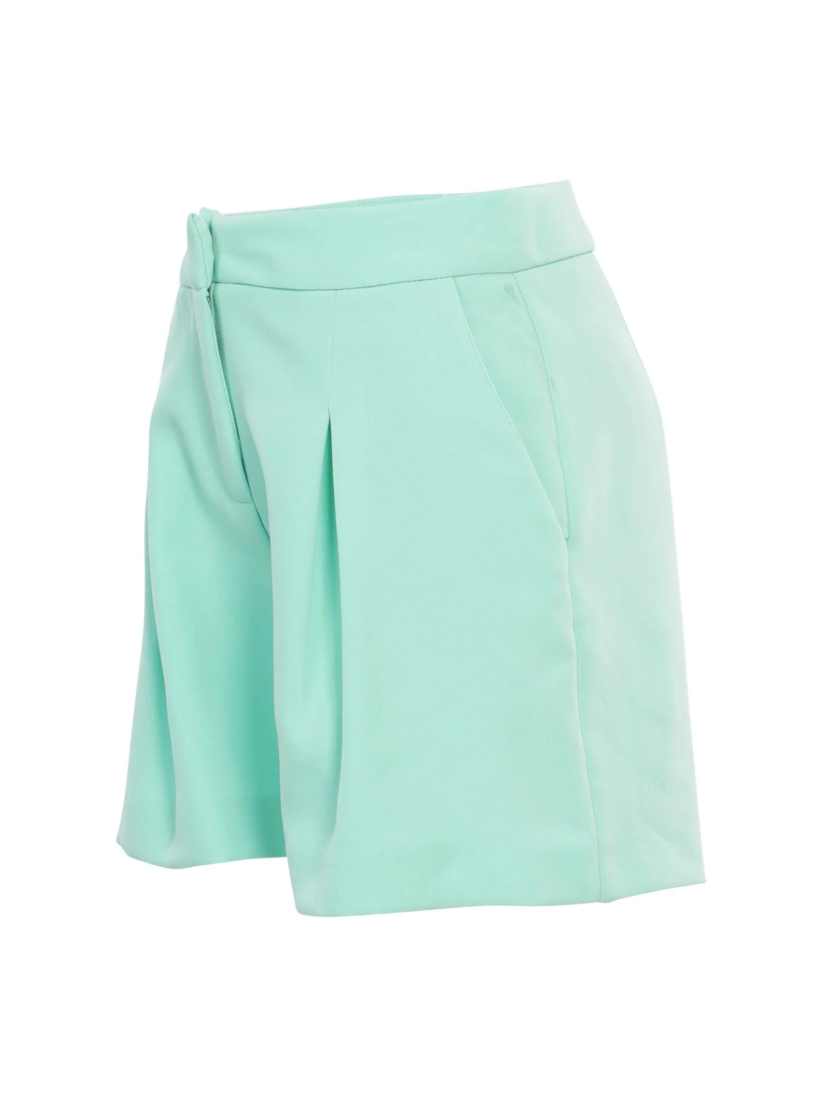 Shorts verde menta con pence - Image 2