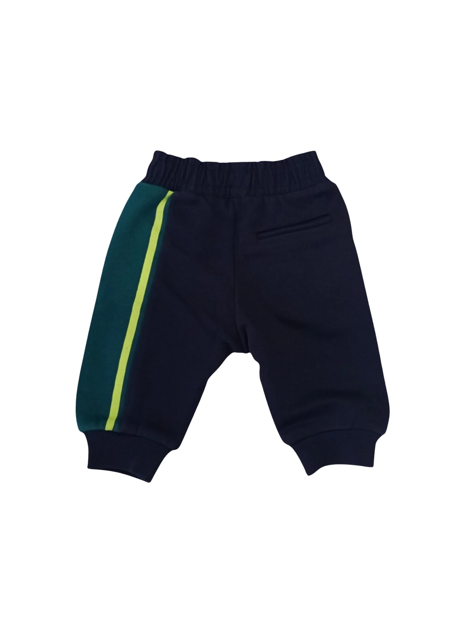 Pantalone Iceberg blu con logo lungo la gamba a contrasto - Image 2