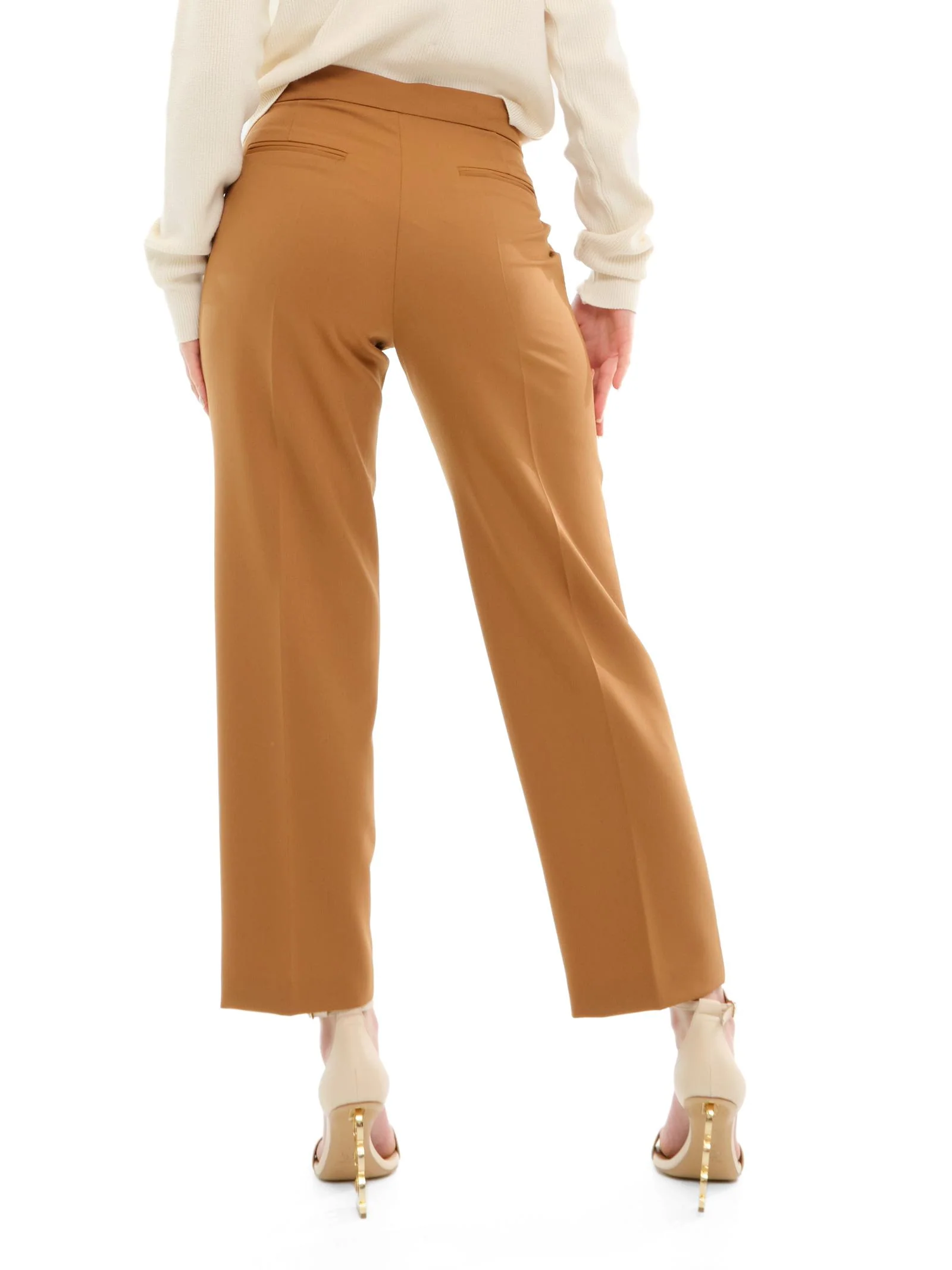 Pantalone a vita alta Imperial tabacco - Image 3