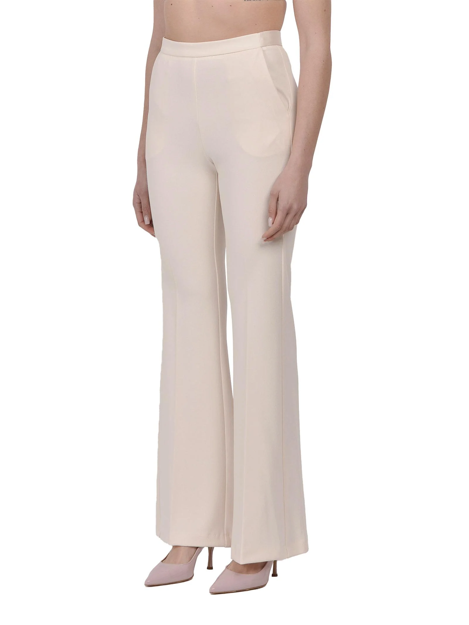 Pantalone flare smoking porcellana - Image 2