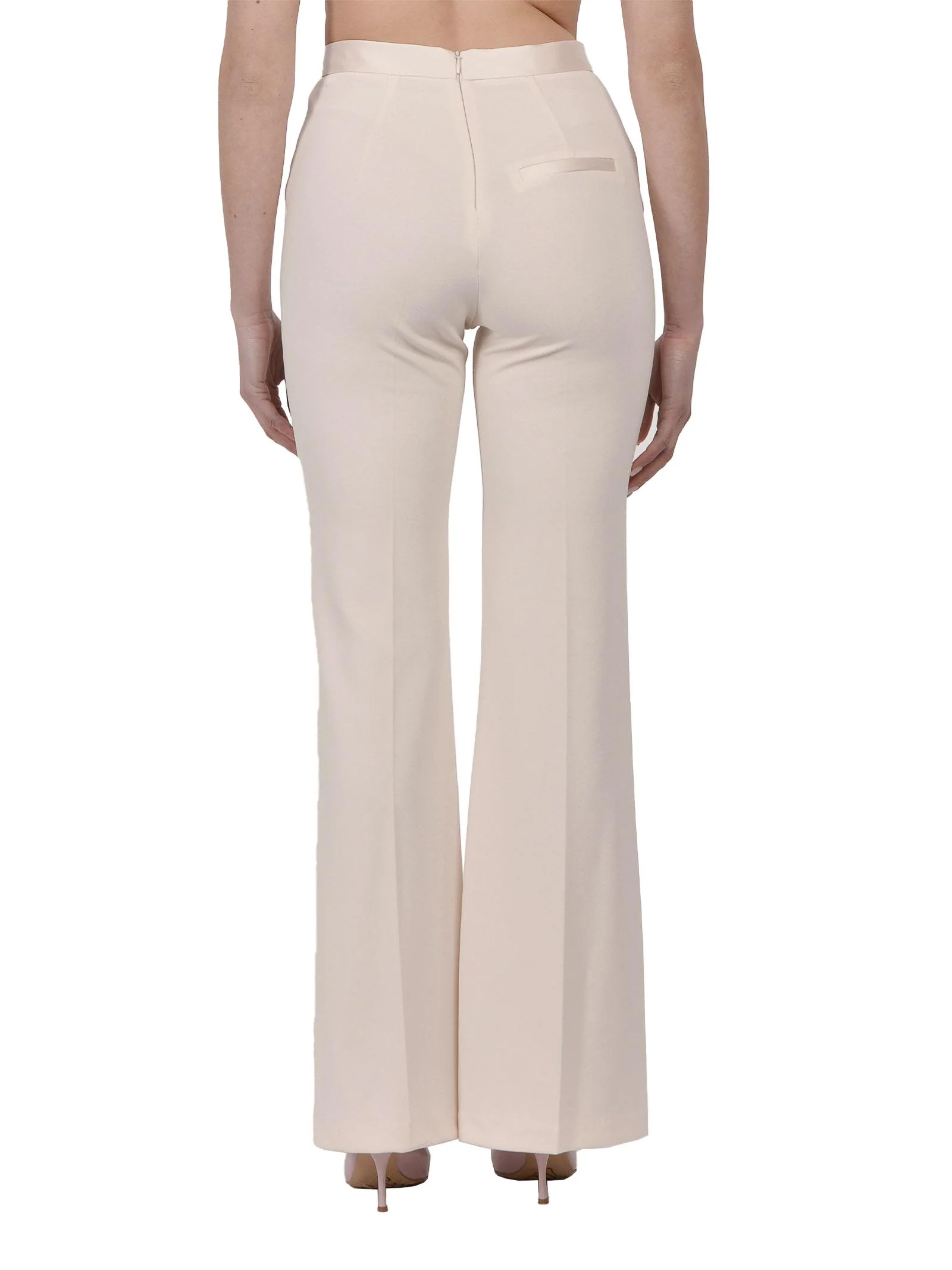 Pantalone flare smoking porcellana - Image 3