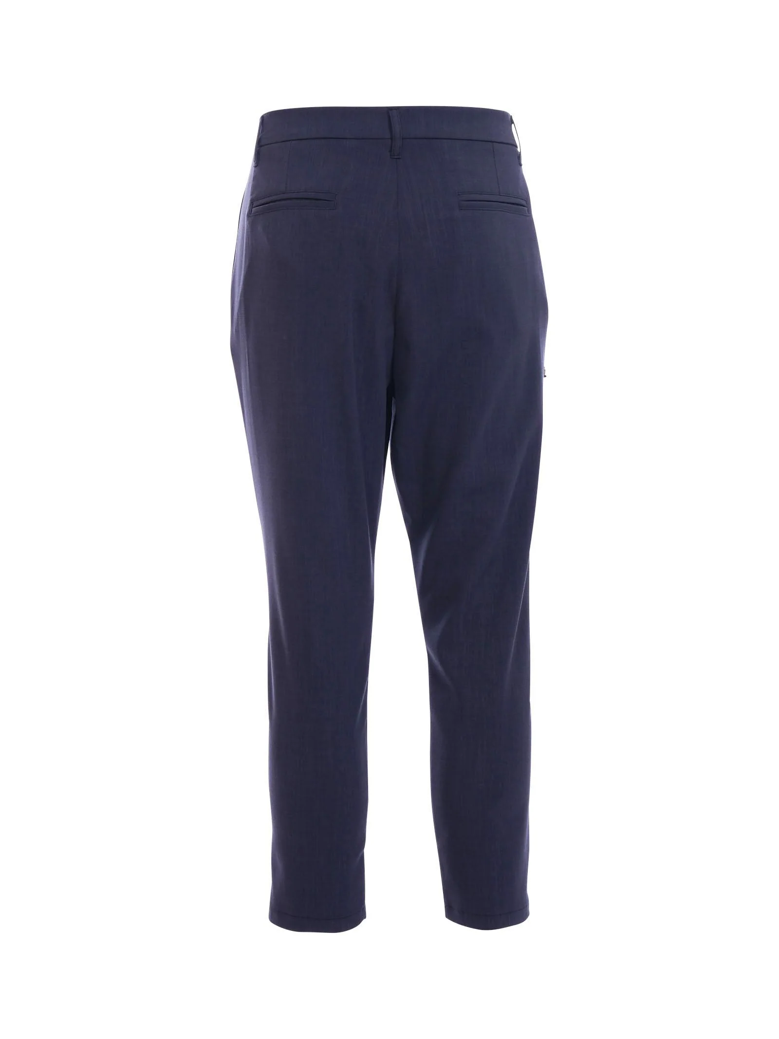 Pantalone Imperial blu con pinces e catena charm removibile - Image 3