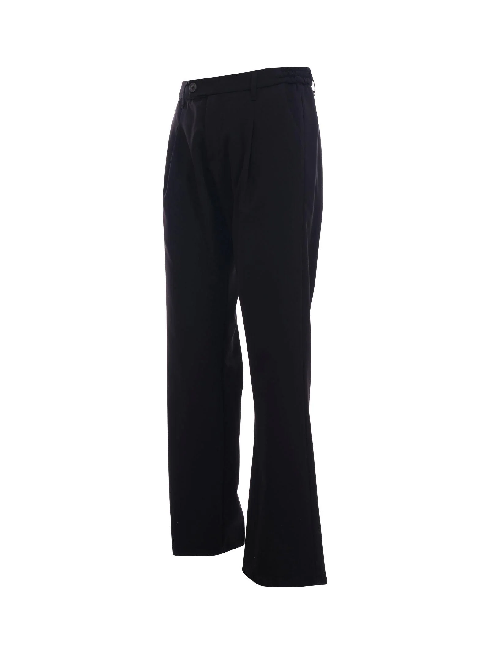 Pantalone Imperial nero elasticizzato ai lati - Image 2