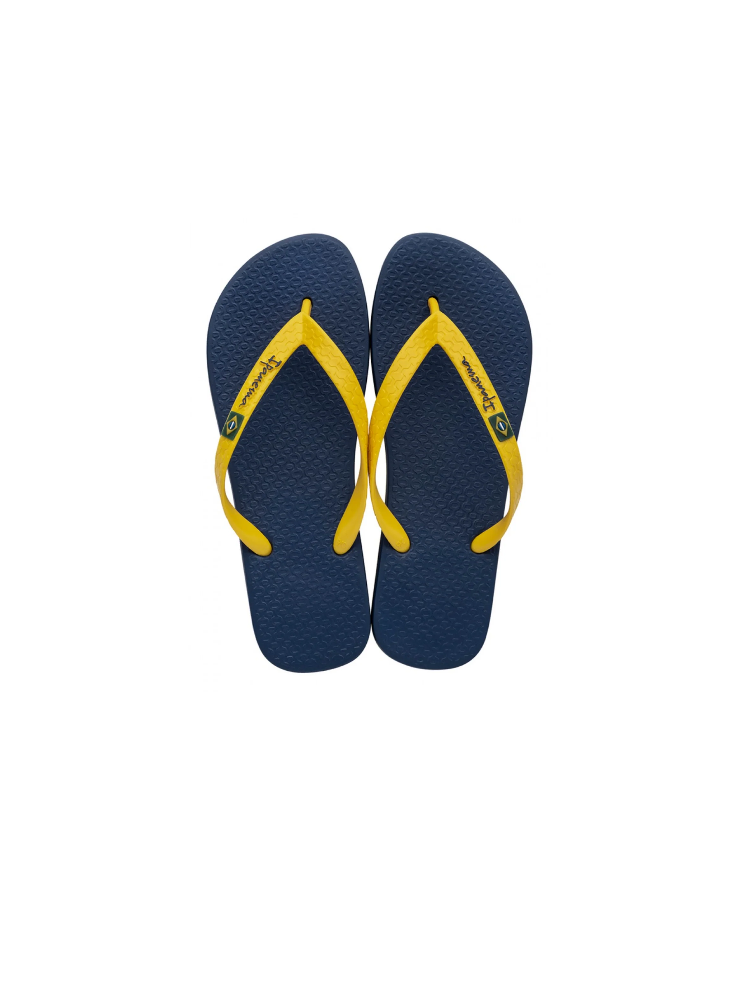 Infradito "Clas Brasil II" Ipanema blu con inserti gialli - Image 3