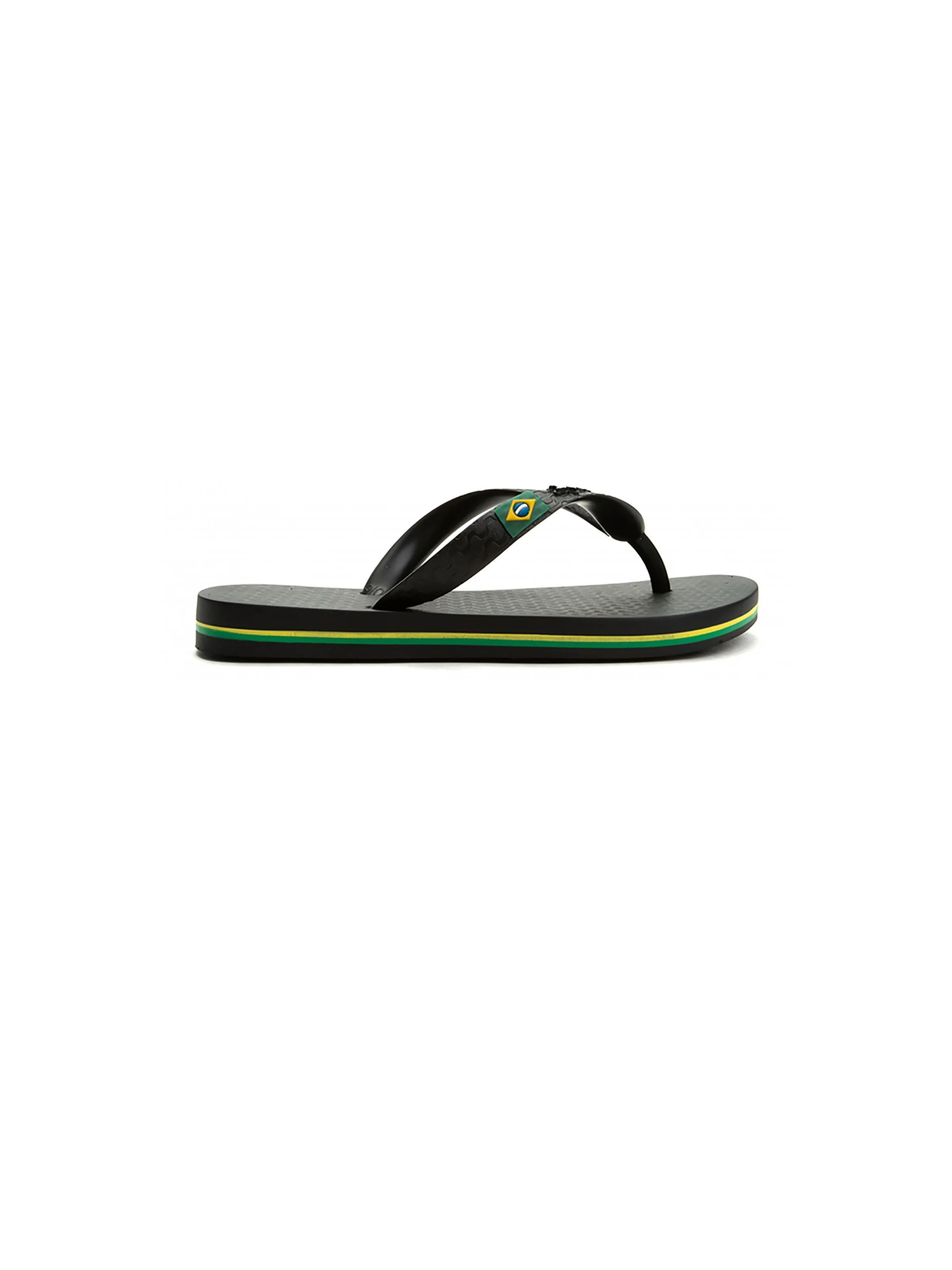 Infradito "Clas Brasil II" Ipanema nero con inserti verde