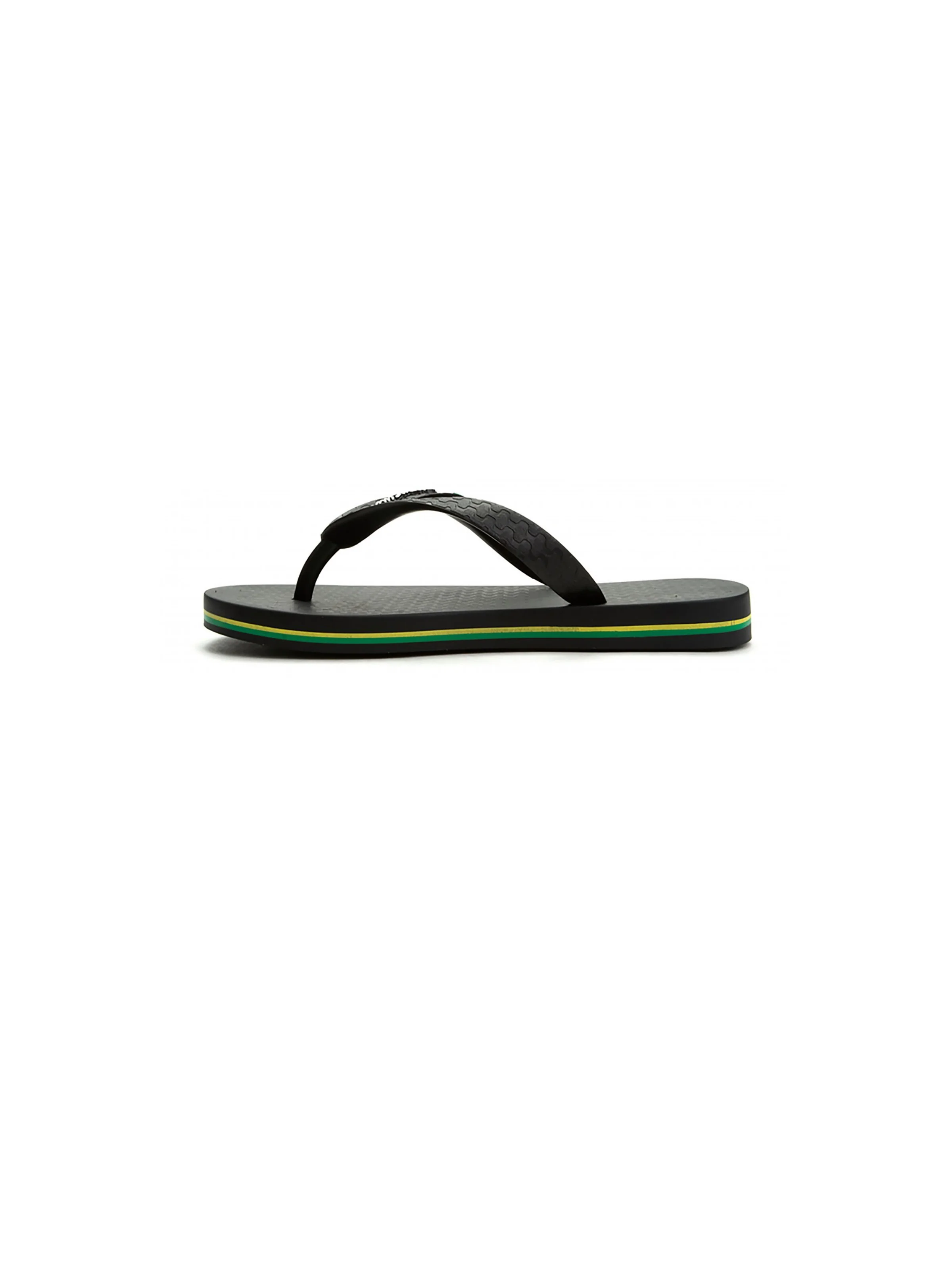 Infradito "Clas Brasil II" Ipanema nero con inserti verde - Image 3