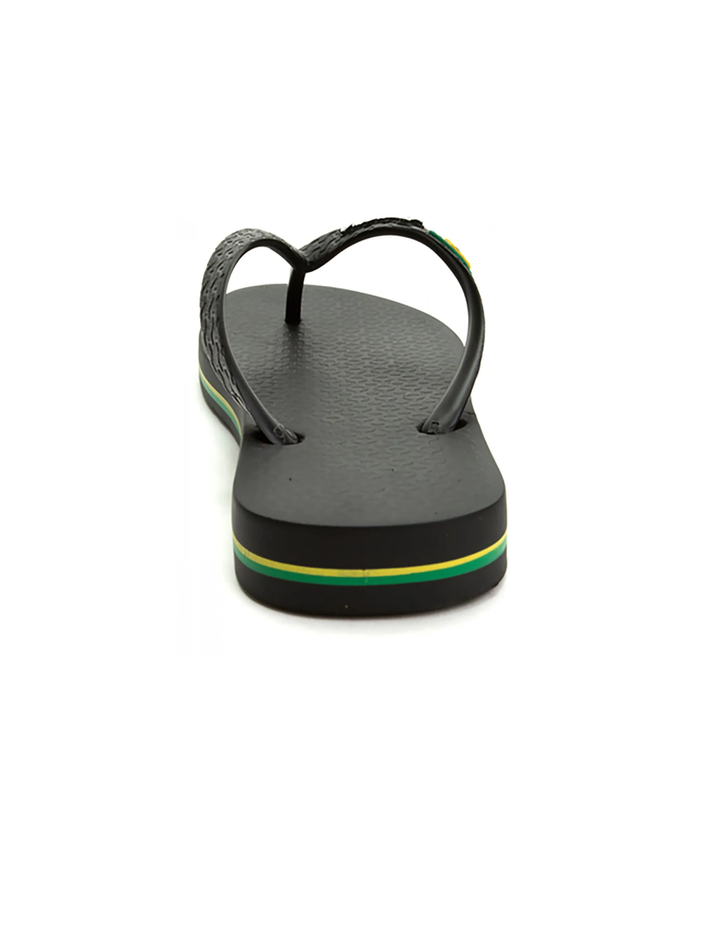 Infradito "Clas Brasil II" Ipanema nero con inserti verde - Image 4