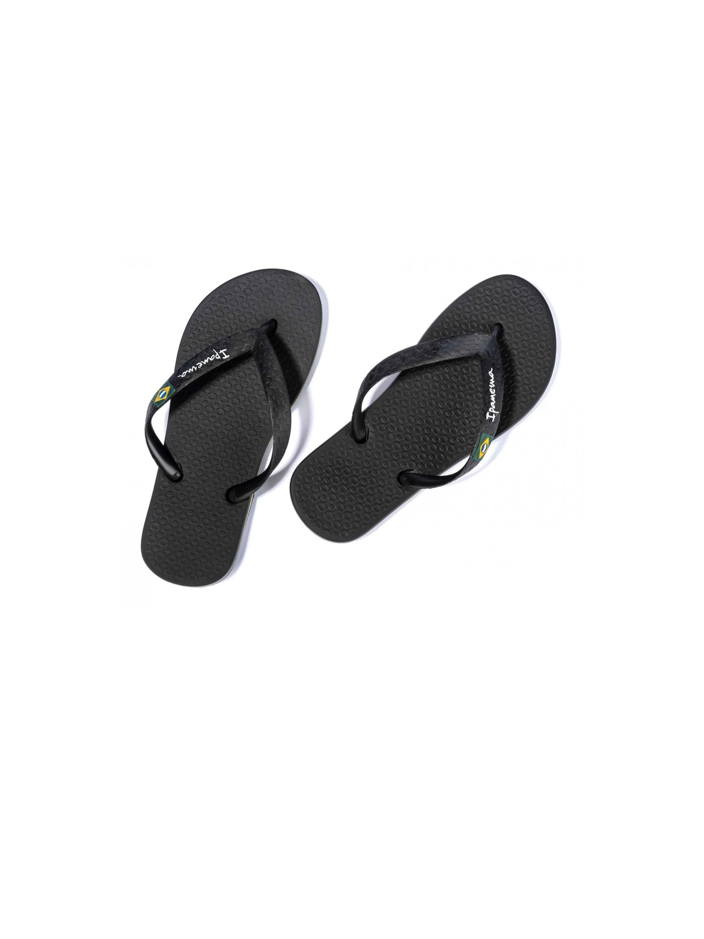 Infradito "Clas Brasil II" Ipanema nero con inserti verde - Image 6