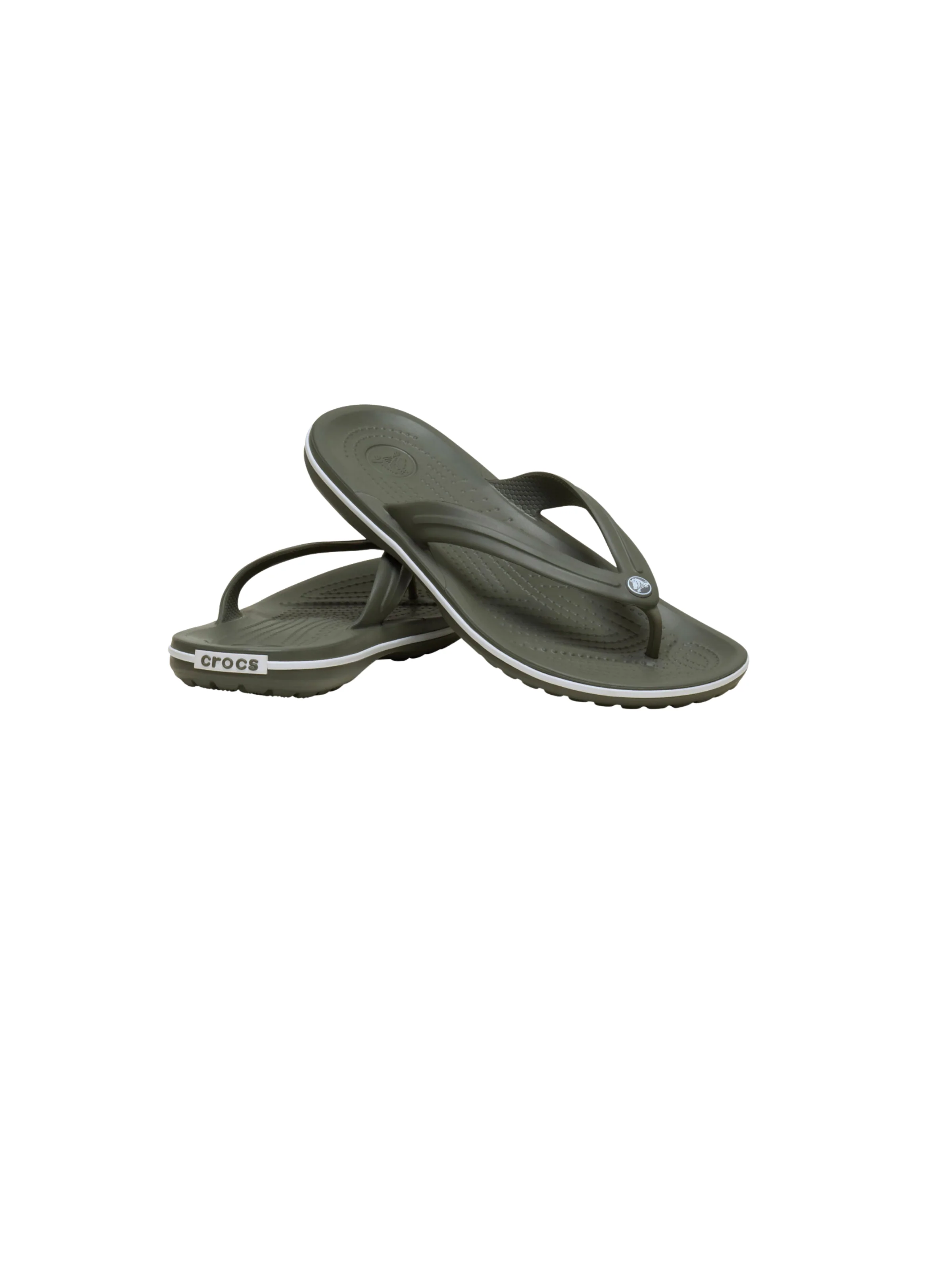 Infradito "Crocband Flip U" Crocs verde - Image 3