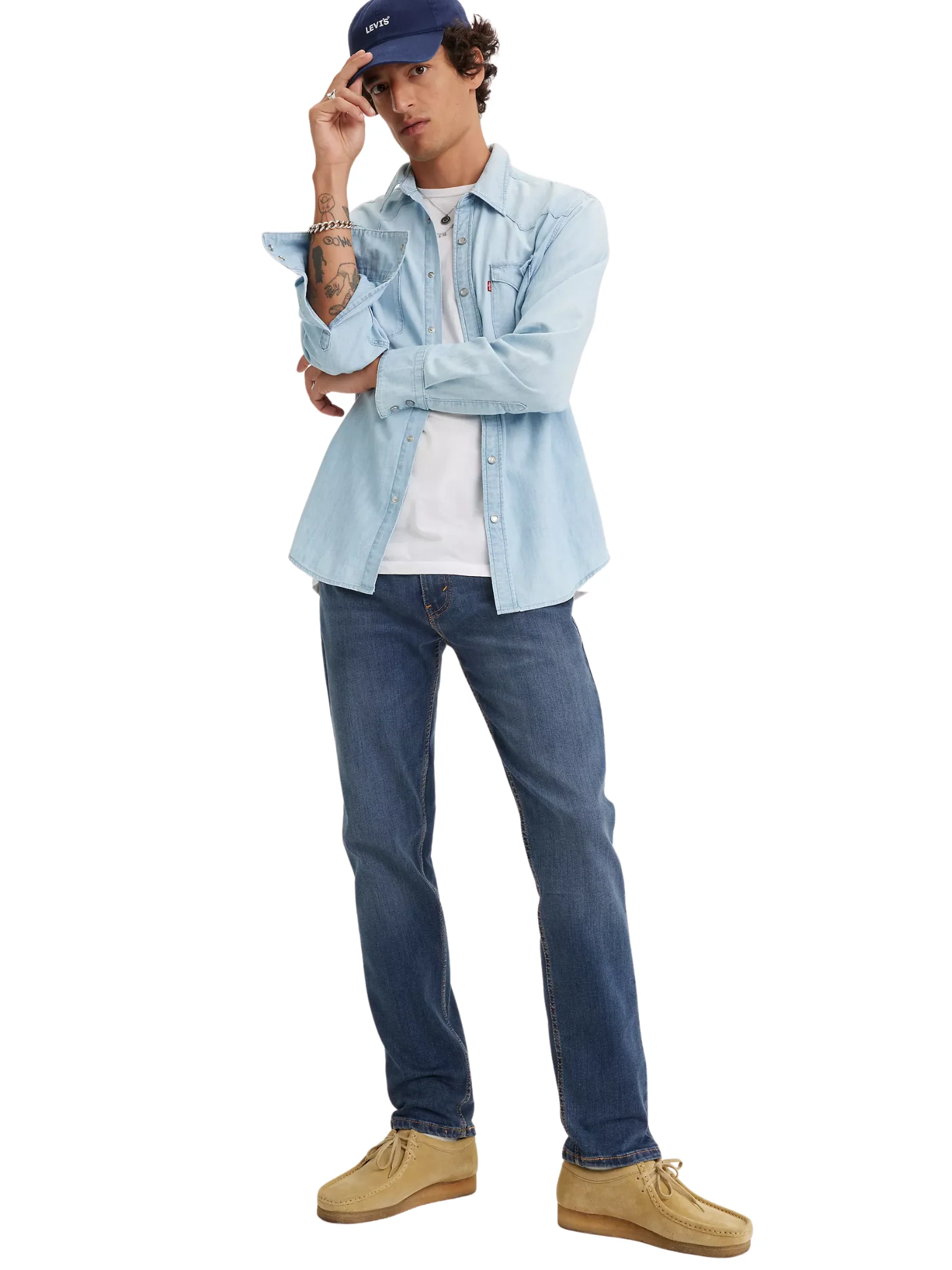 Jeans "502 taper affussolati" Levi's blu - Image 2