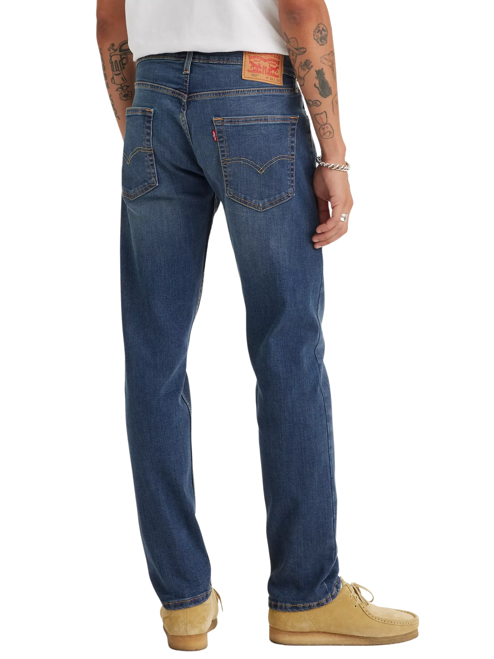 Jeans "502 taper affussolati" Levi's blu - Image 4