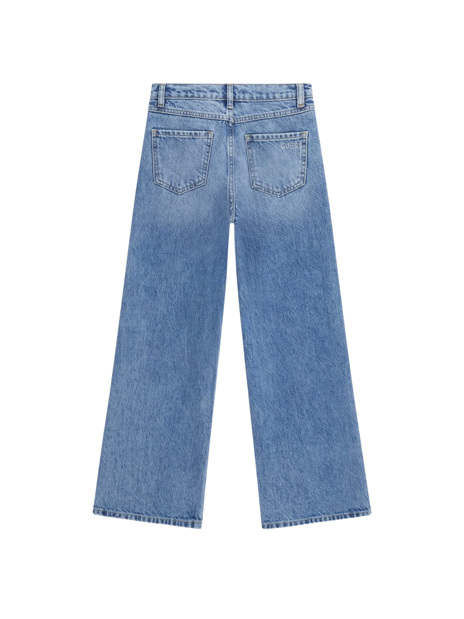 Jeans a zampa Guess blu con strappi - Image 2