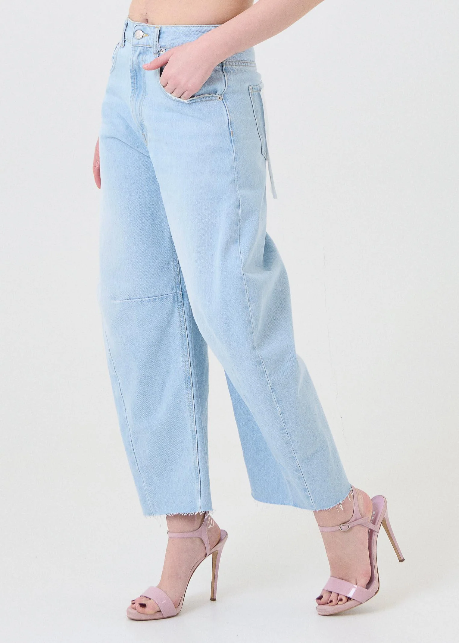 Jeans "Barbara" Haveone azzurro - Image 2