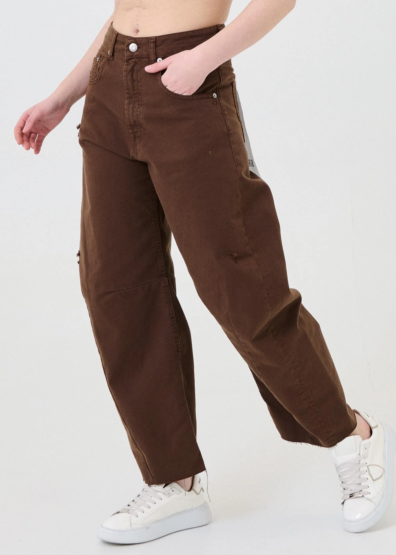 Jeans "Barbara" Haveone cioccolato - Image 2