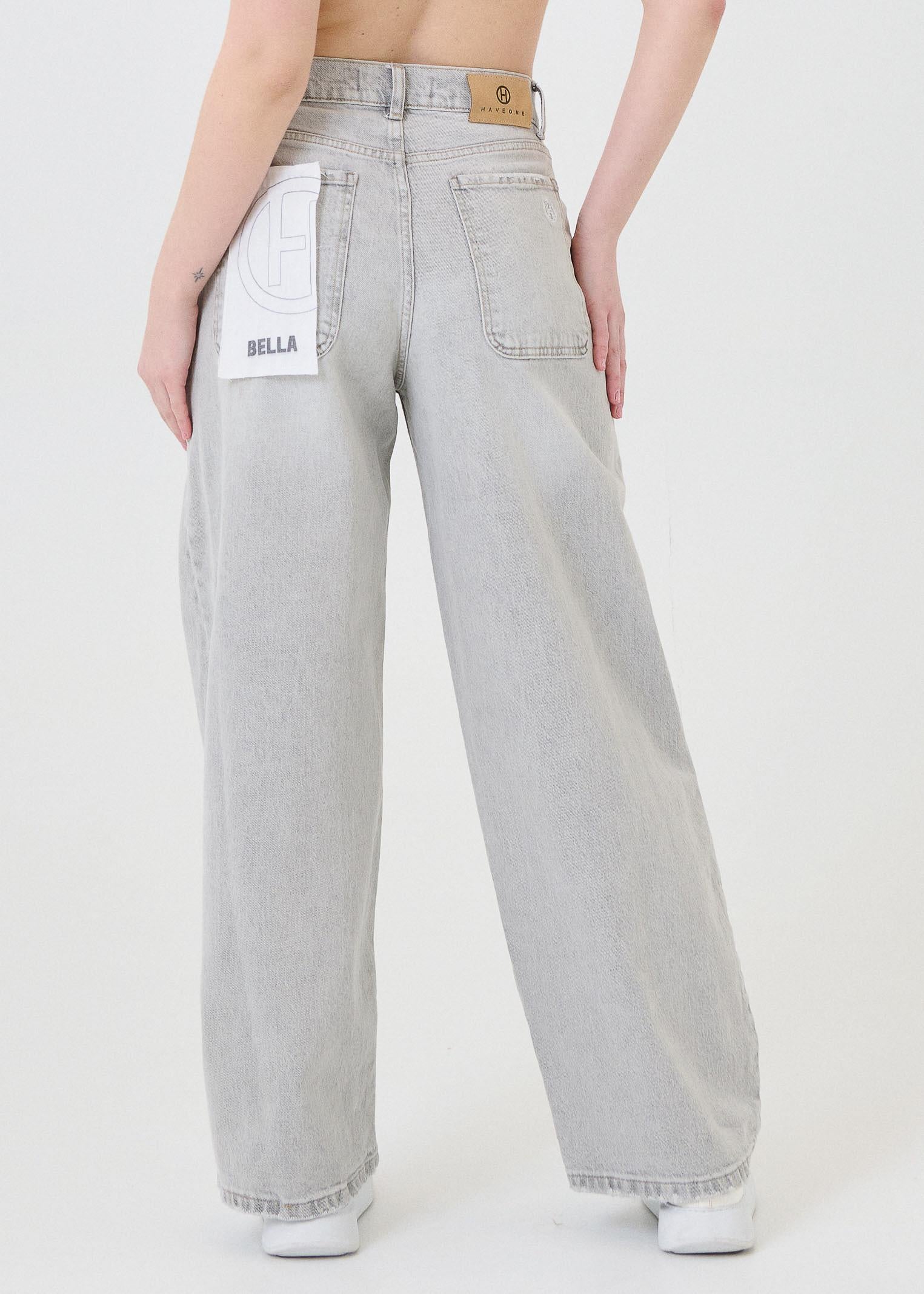 Jeans "Bella" Haveone grigio - Image 3